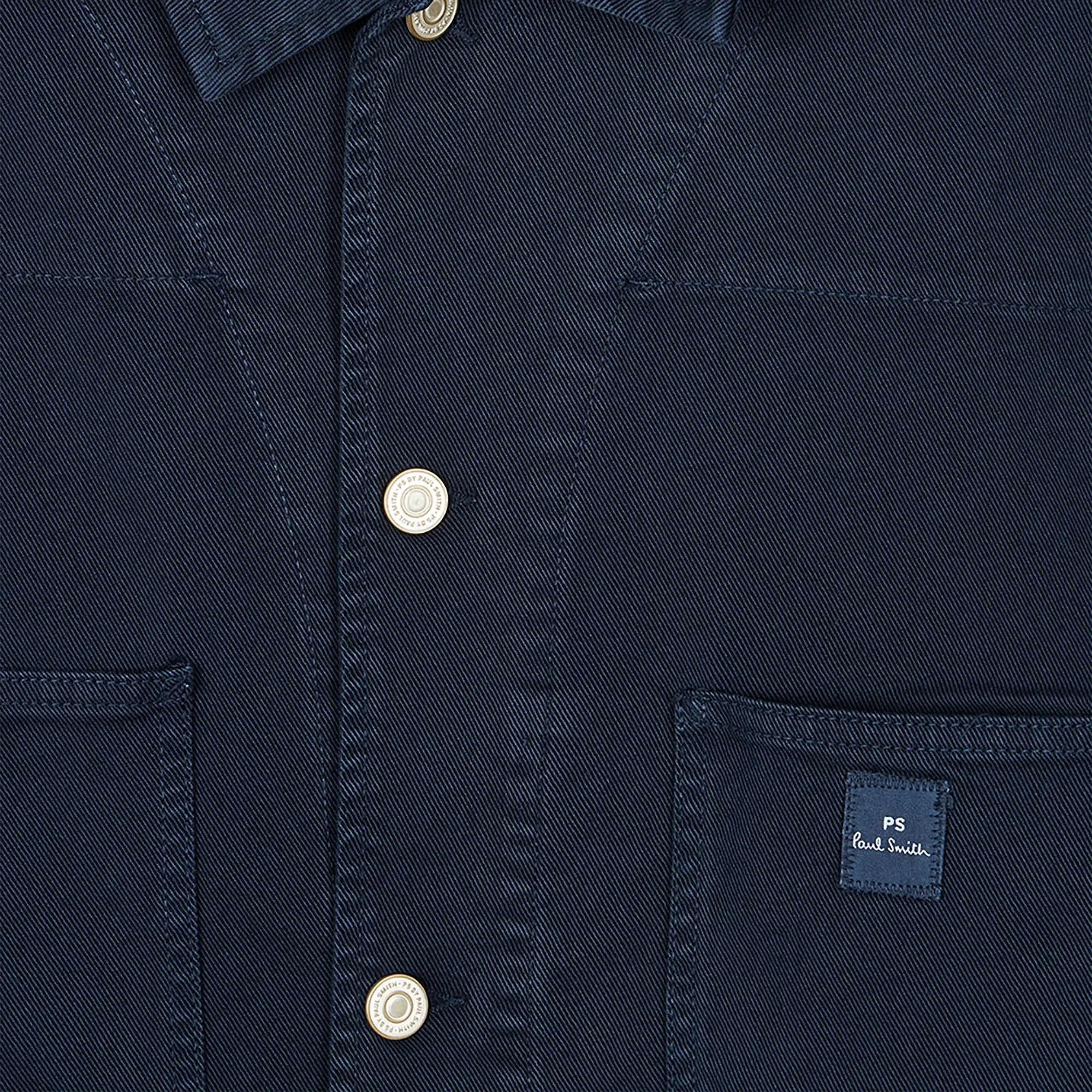 Product image 5 of 5 of PS By Paul Smith Men's Stretch Cotton-Twill Chore Jacket - Very Dark Navy