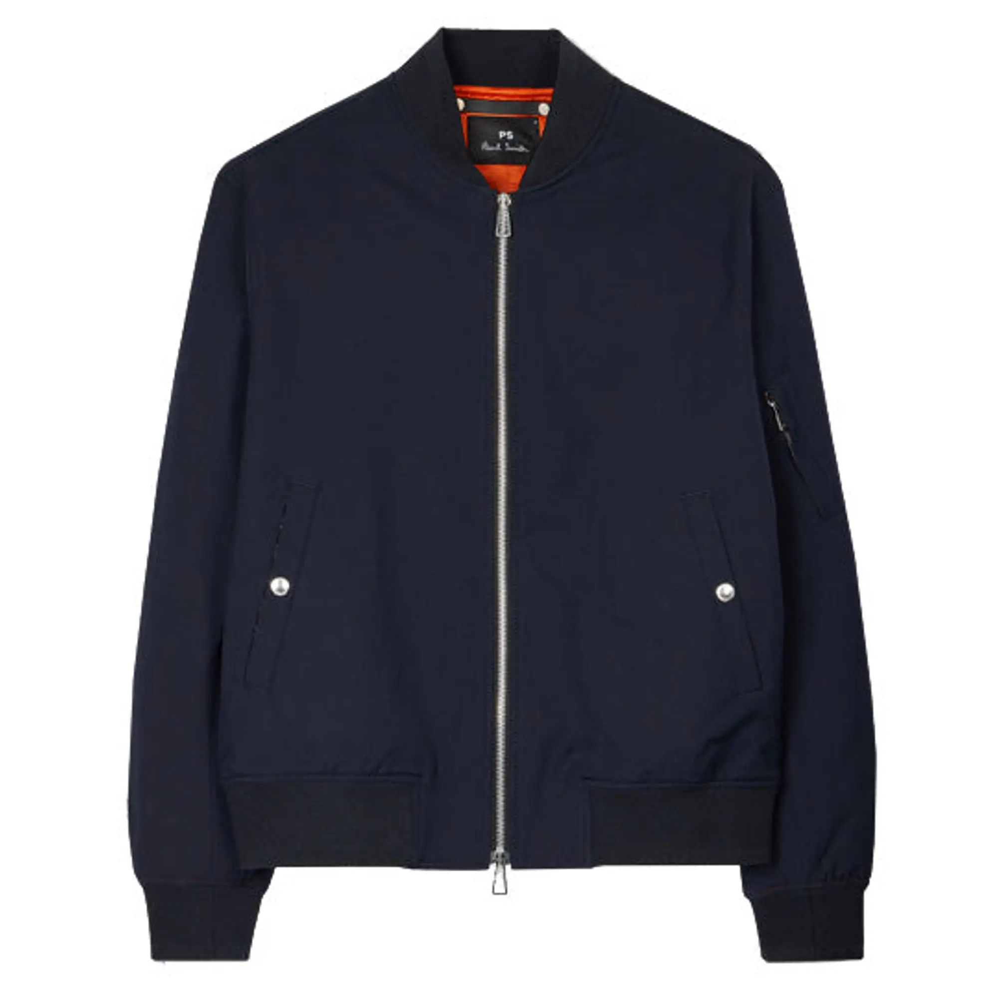 Product image 1 of 7 of Paul Smith Men's Zip Bomber Jacket - Navy