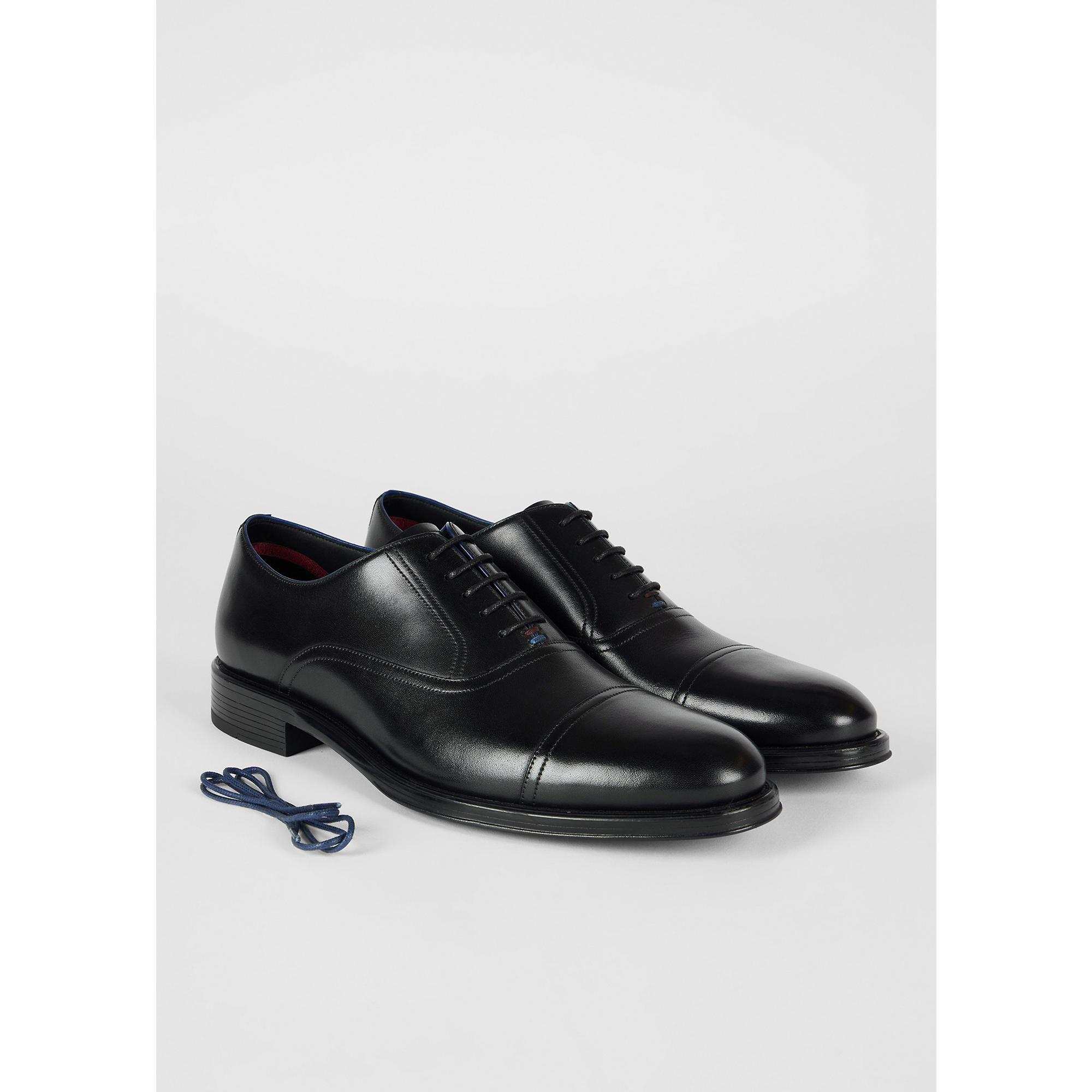 Paul Smith Men's Leather Timothy Shoes - Black | British Attire
