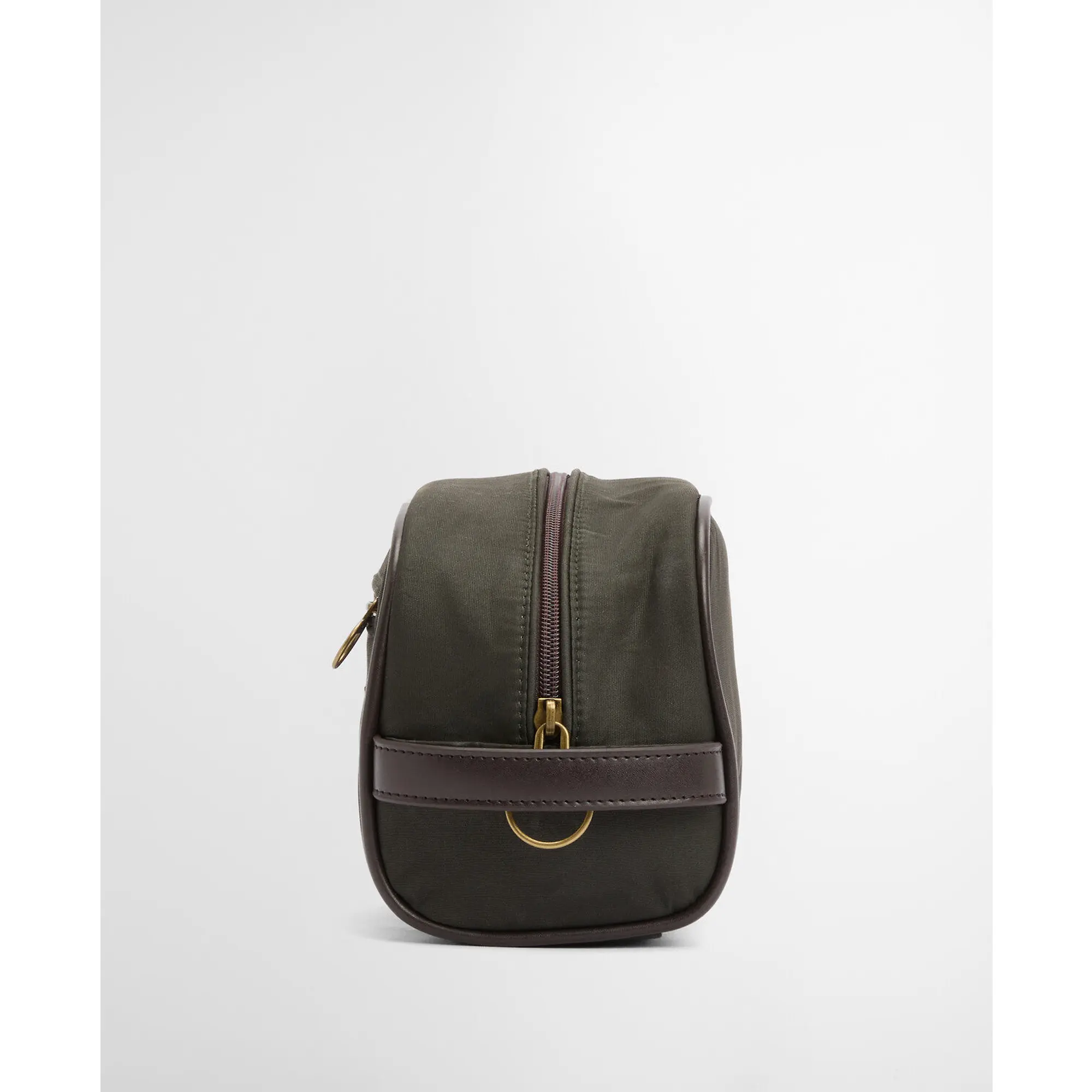 Product image 6 of 8 of Barbour Men's Wax Washbag - Olive/Beacon