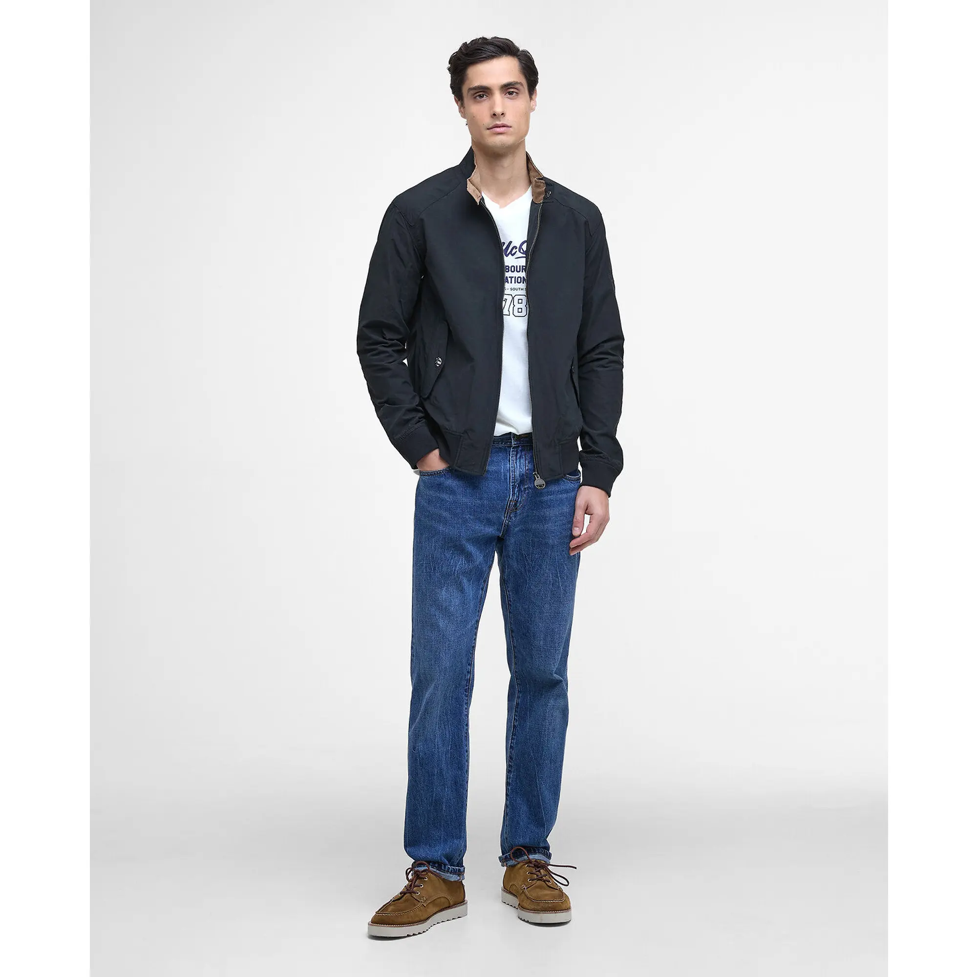 Product image 3 of 8 of Barbour International Men's Rectifier Harrington Jacket - Navy