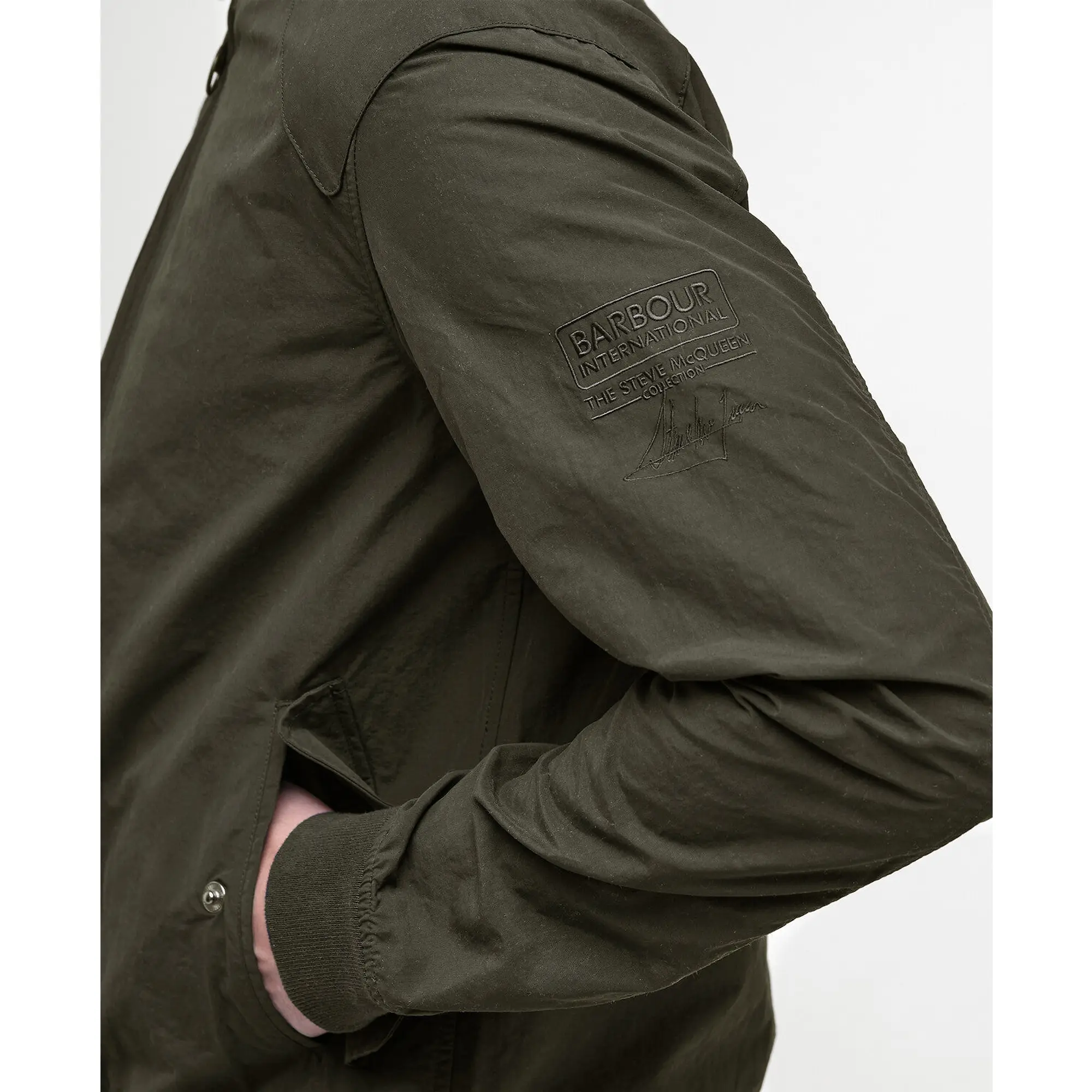 Product image 7 of 8 of Barbour International Men's Rectifier Harrington Jacket - Sage