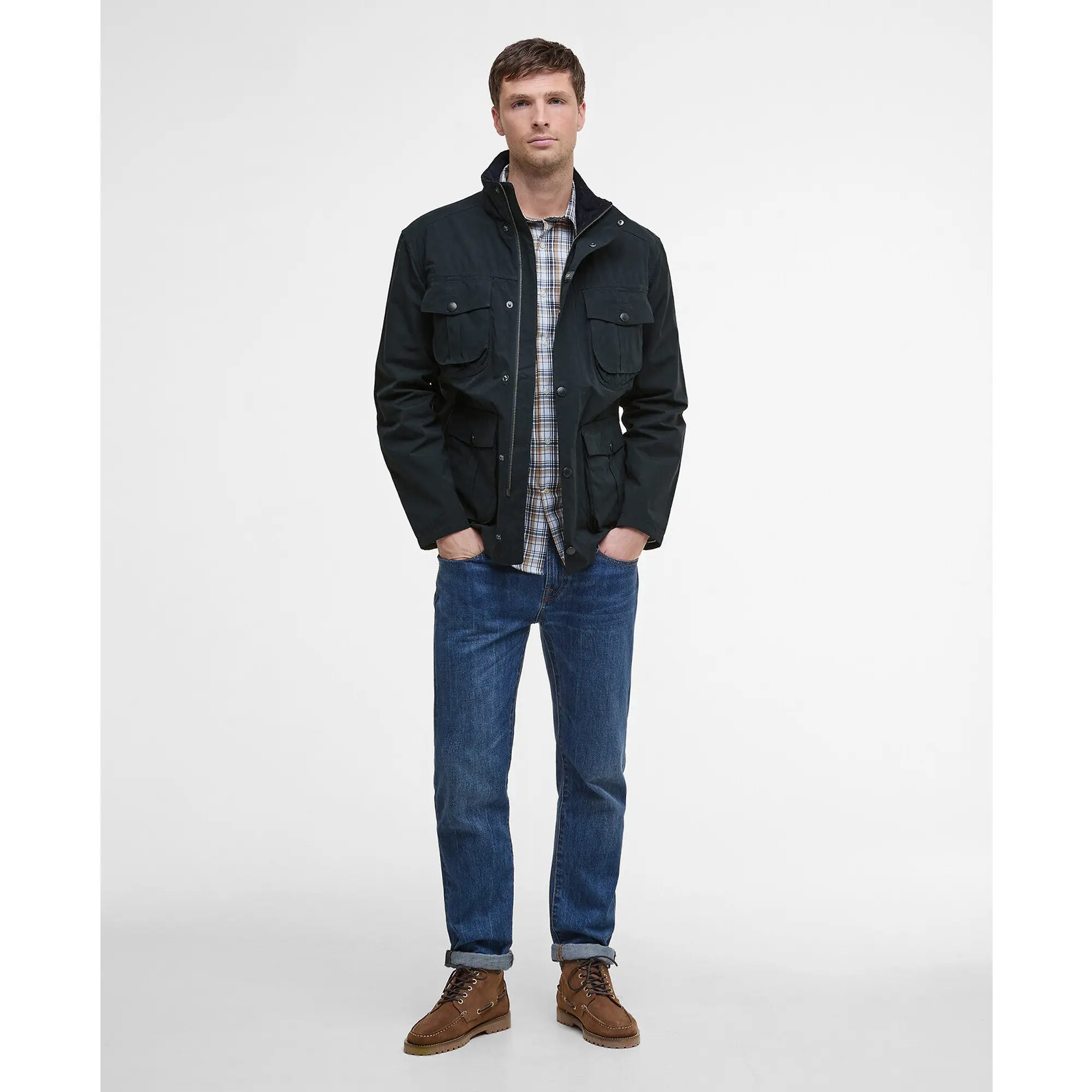 Product image 3 of 8 of Barbour Men's Sanderling Casual Jacket - Navy