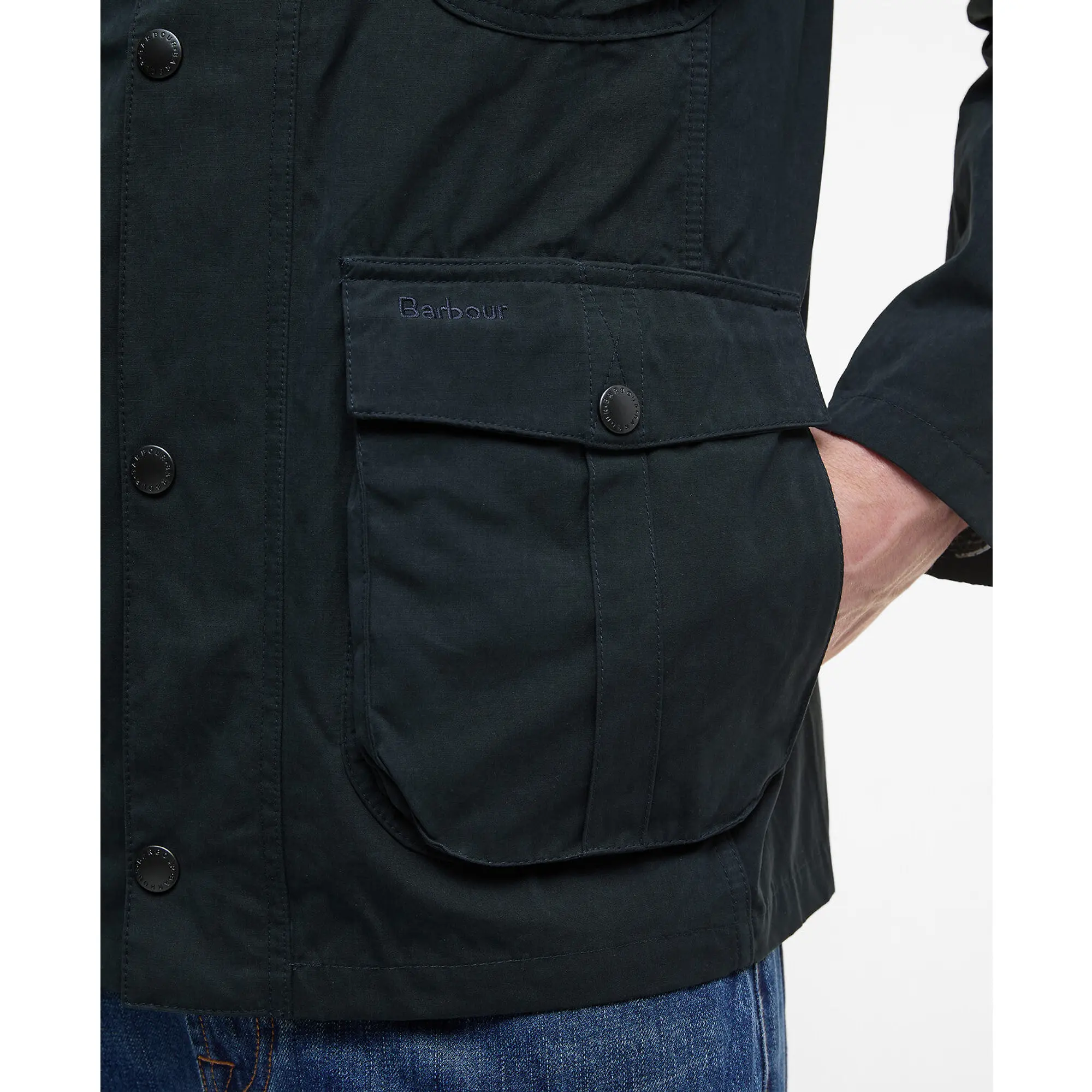 Product image 8 of 8 of Barbour Men's Sanderling Casual Jacket - Navy