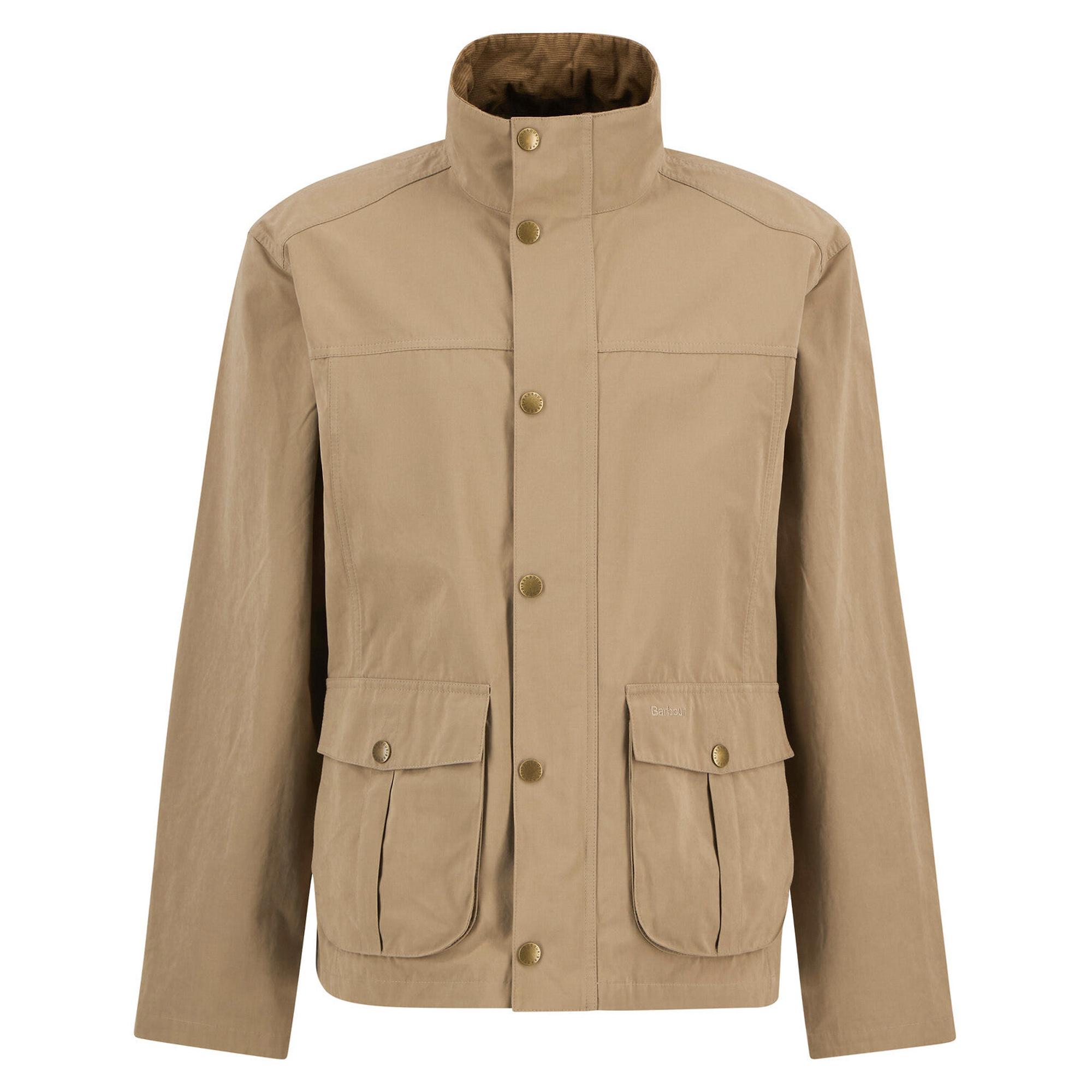 Barbour Men's Sander Casual Jacket - Military Brown | British Attire