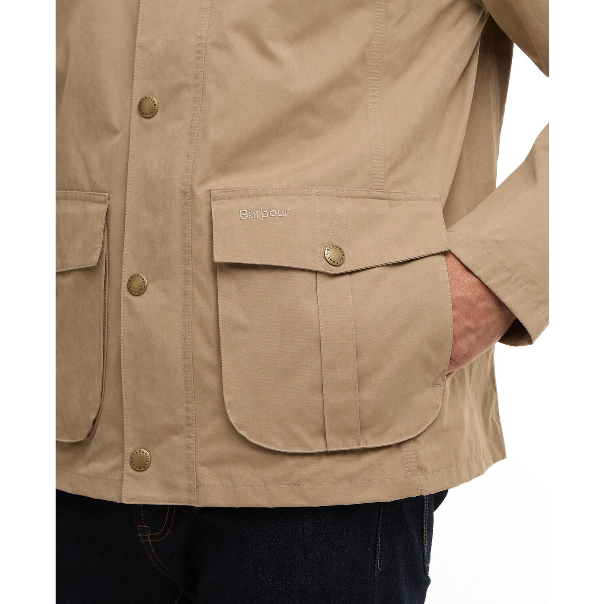 Barbour Men's Sander Casual Jacket - Military Brown | British Attire