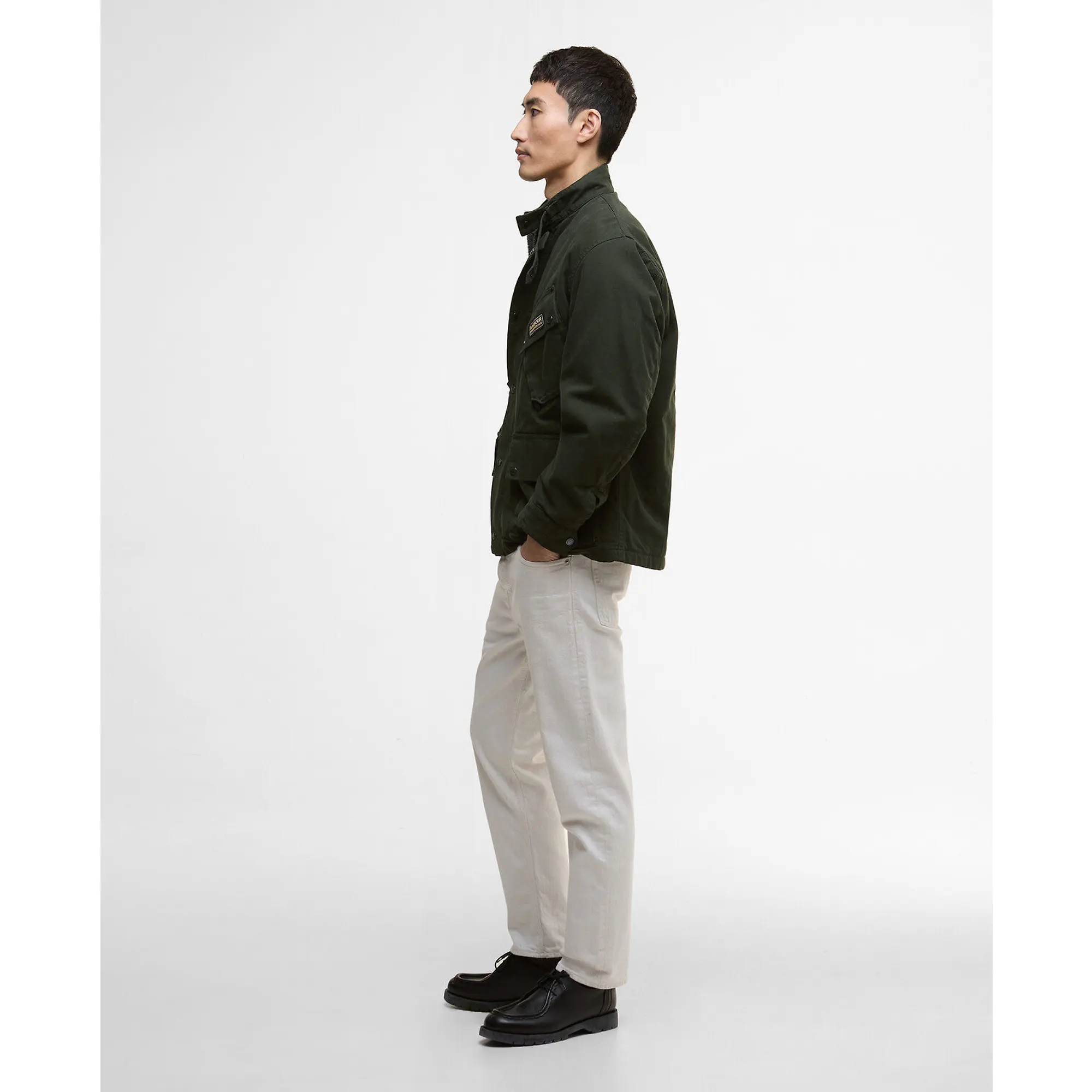 Product image 3 of 8 of Barbour International Men's Washed Casual A7 Jacket - Sage