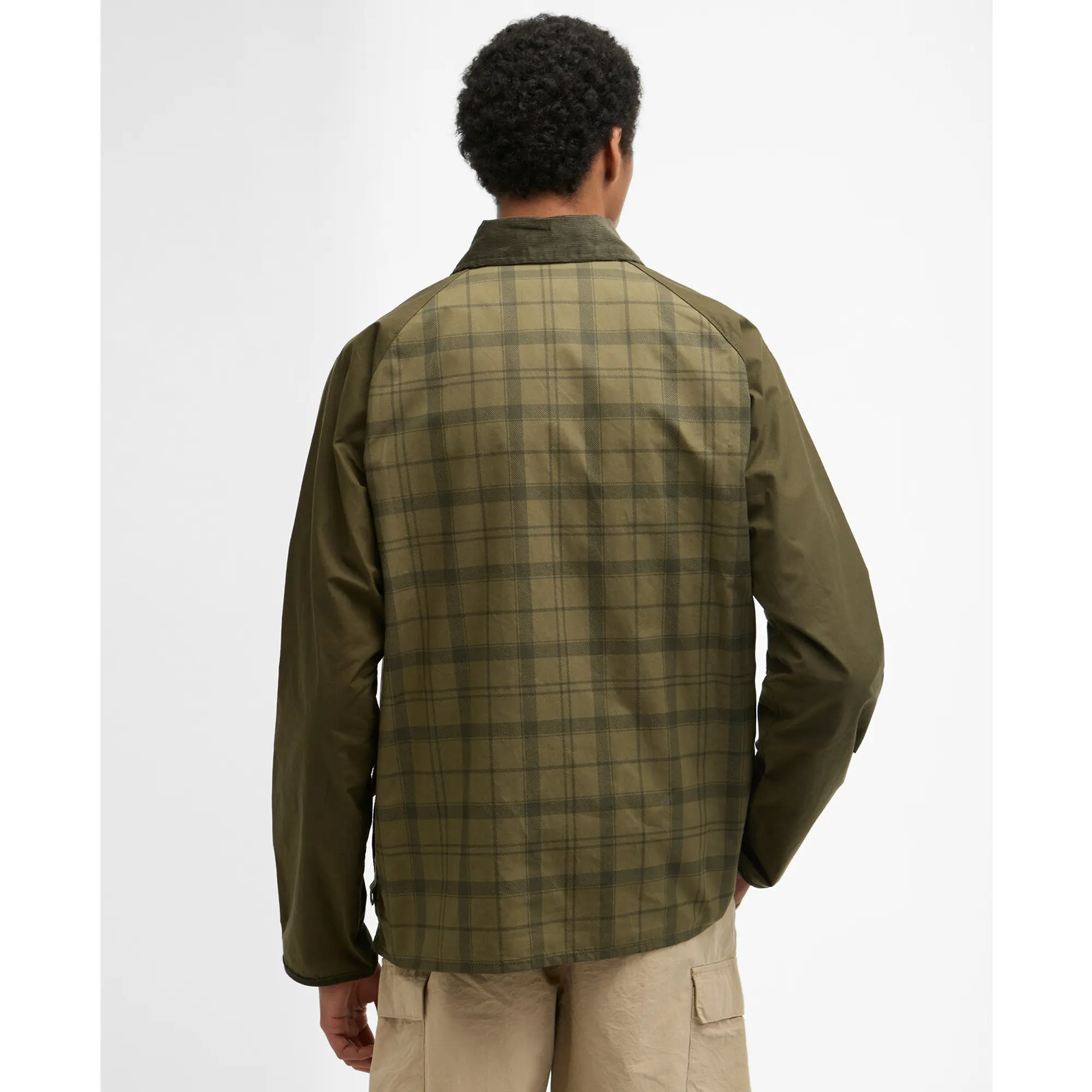 Product image 4 of 8 of Barbour Men's Festival Modified Bedale Casual Jacket - Dusky Green Tartan