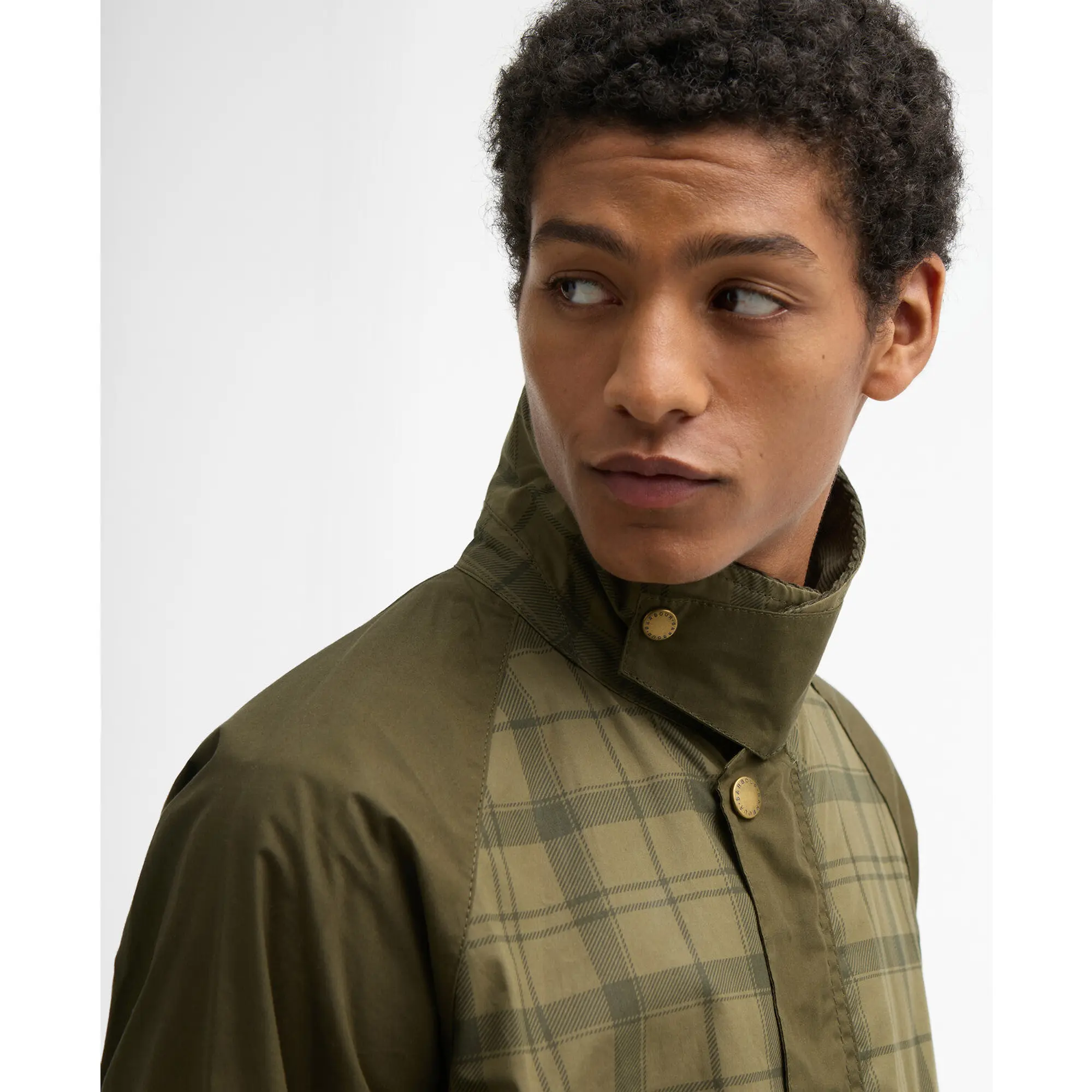 Product image 7 of 8 of Barbour Men's Festival Modified Bedale Casual Jacket - Dusky Green Tartan