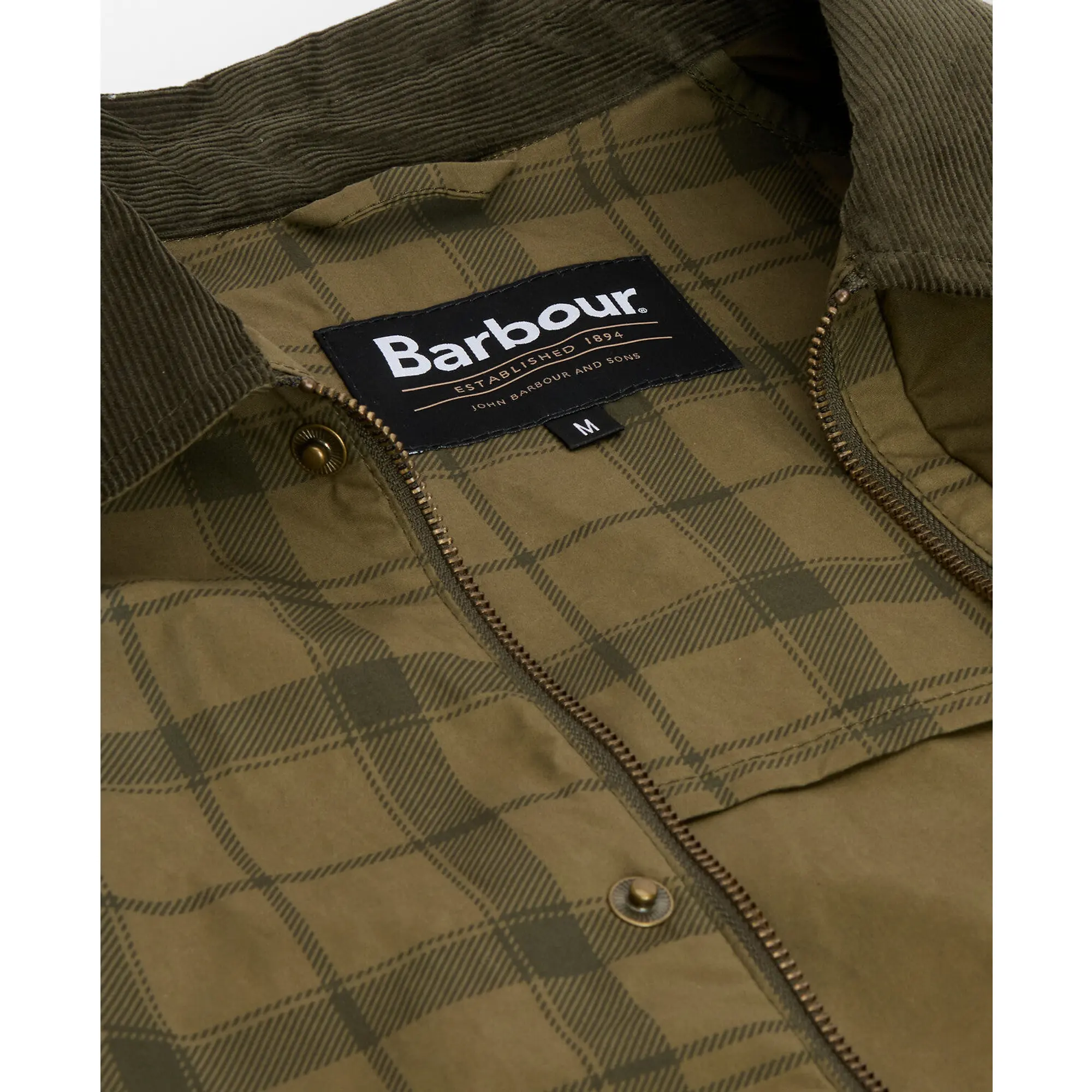 Product image 8 of 8 of Barbour Men's Festival Modified Bedale Casual Jacket - Dusky Green Tartan