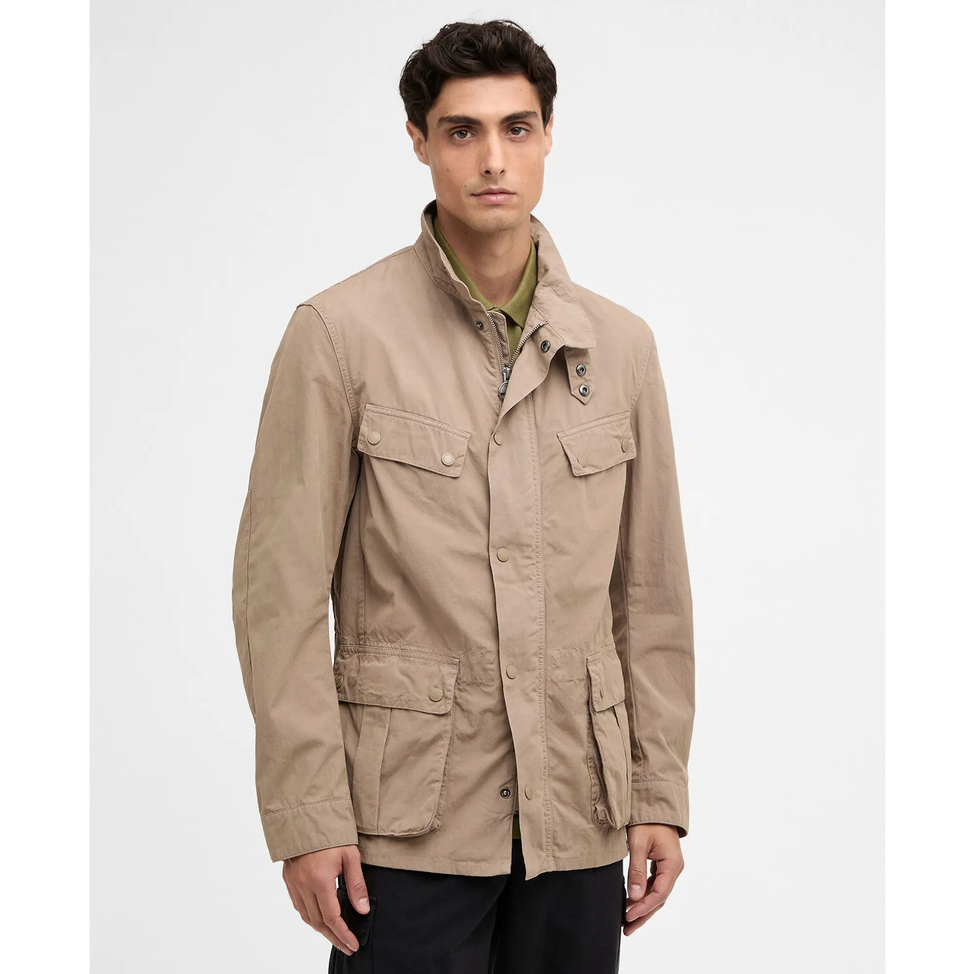 Product image 2 of 7 of Barbour International Men's Garment Dyed Duke Casual Jacket - Timberwolf