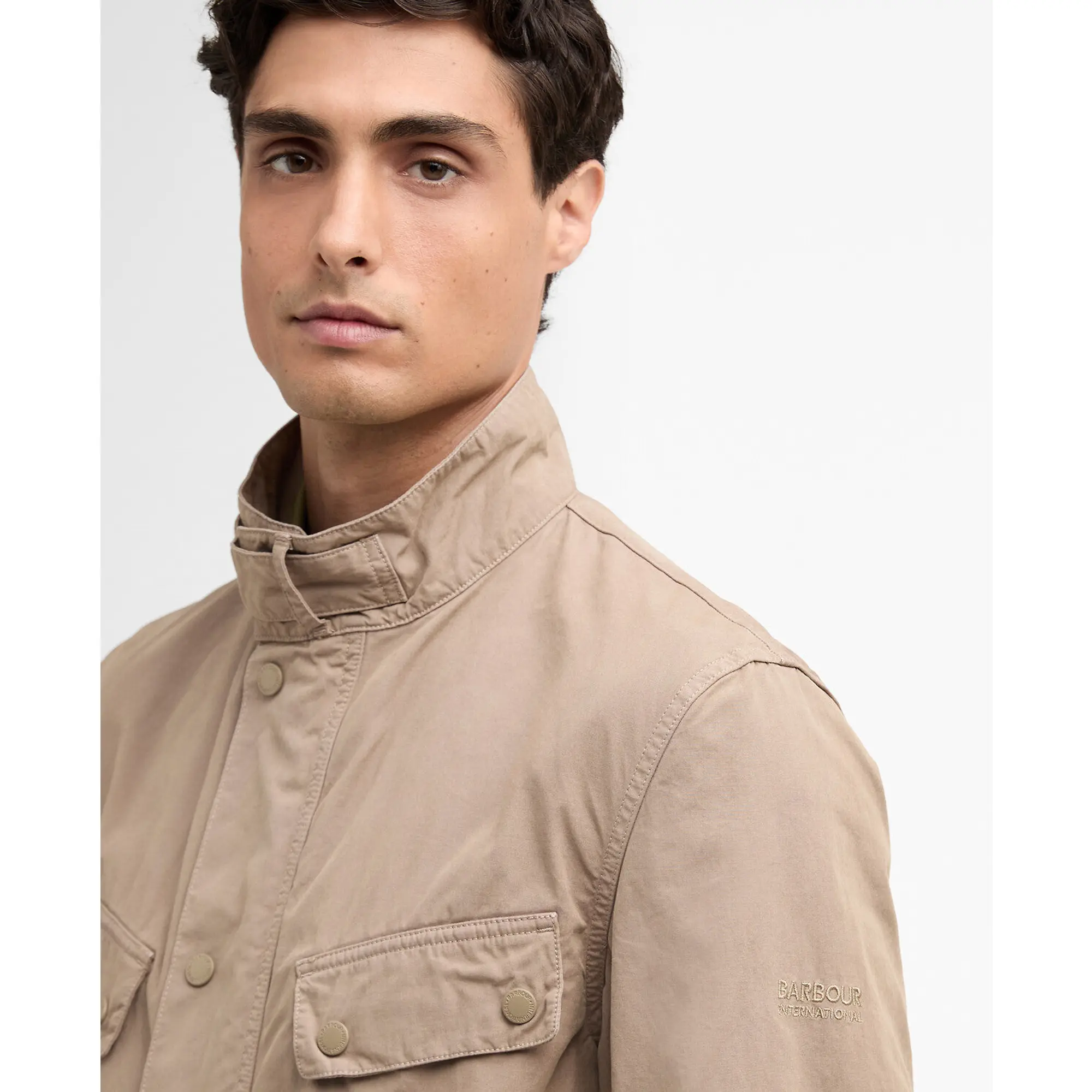 Product image 5 of 7 of Barbour International Men's Garment Dyed Duke Casual Jacket - Timberwolf