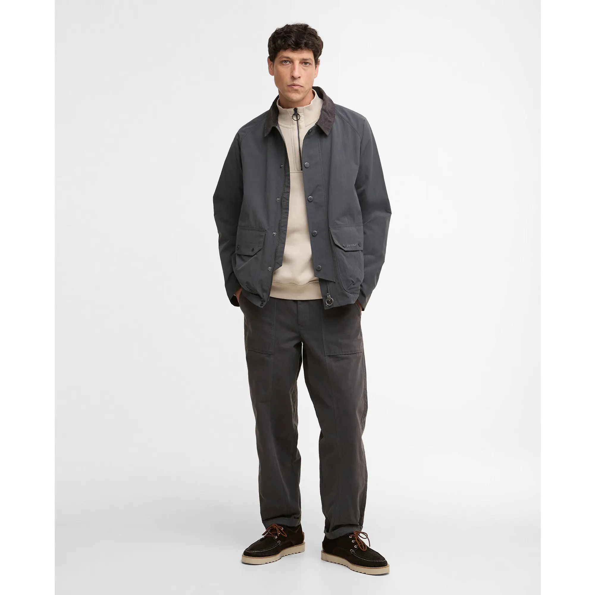 Product image 3 of 7 of Barbour Men's Re-Engineered Casual Chore Jacket - Asphalt