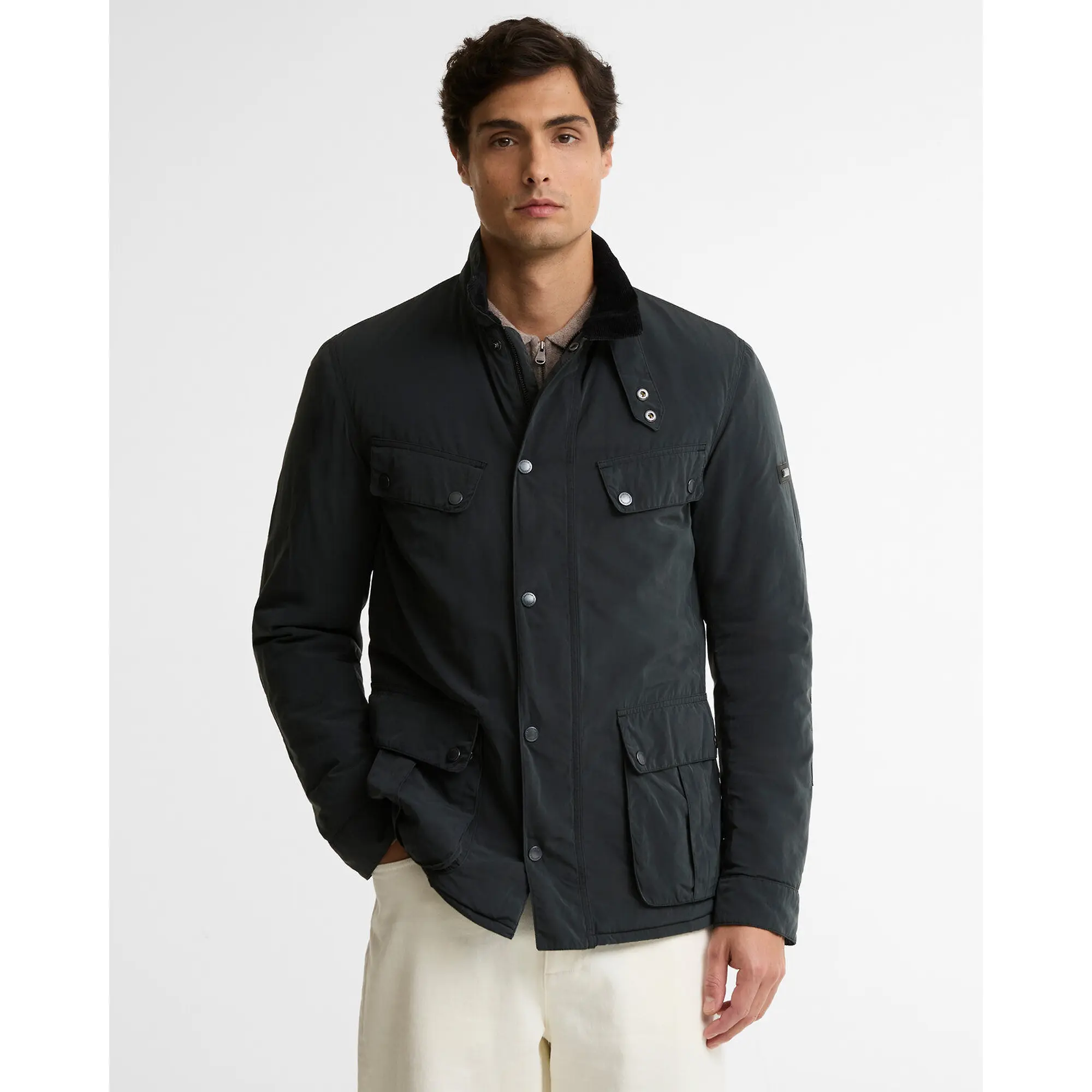 Product image 2 of 6 of Barbour International Men's 90th Anniversary Duke Casual Jacket - Black