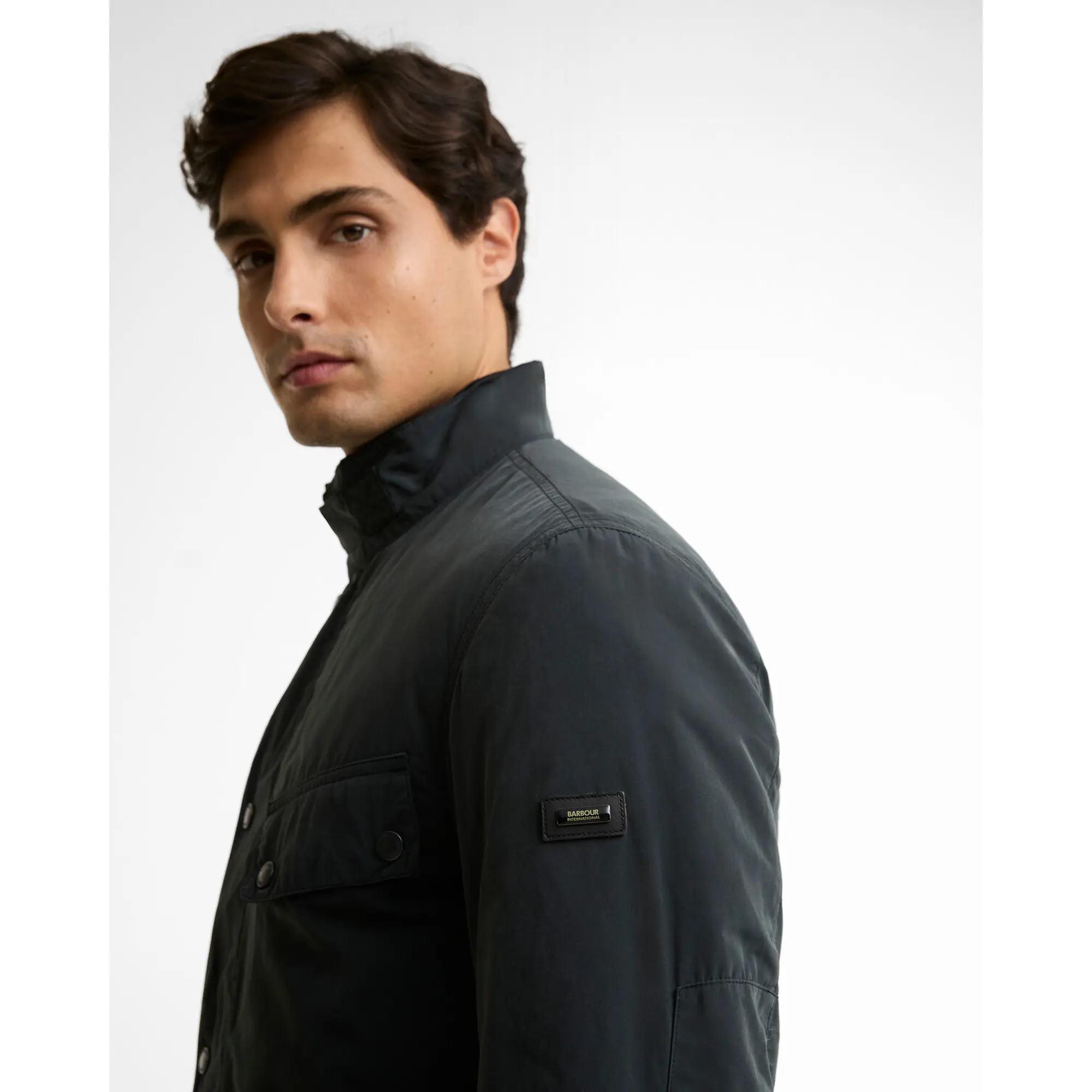 Product image 5 of 6 of Barbour International Men's 90th Anniversary Duke Casual Jacket - Black