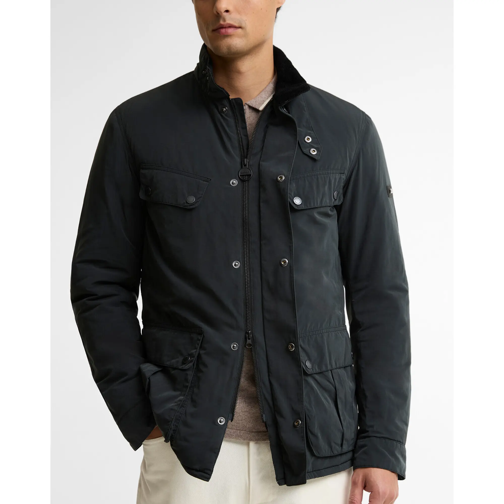 Product image 6 of 6 of Barbour International Men's 90th Anniversary Duke Casual Jacket - Black