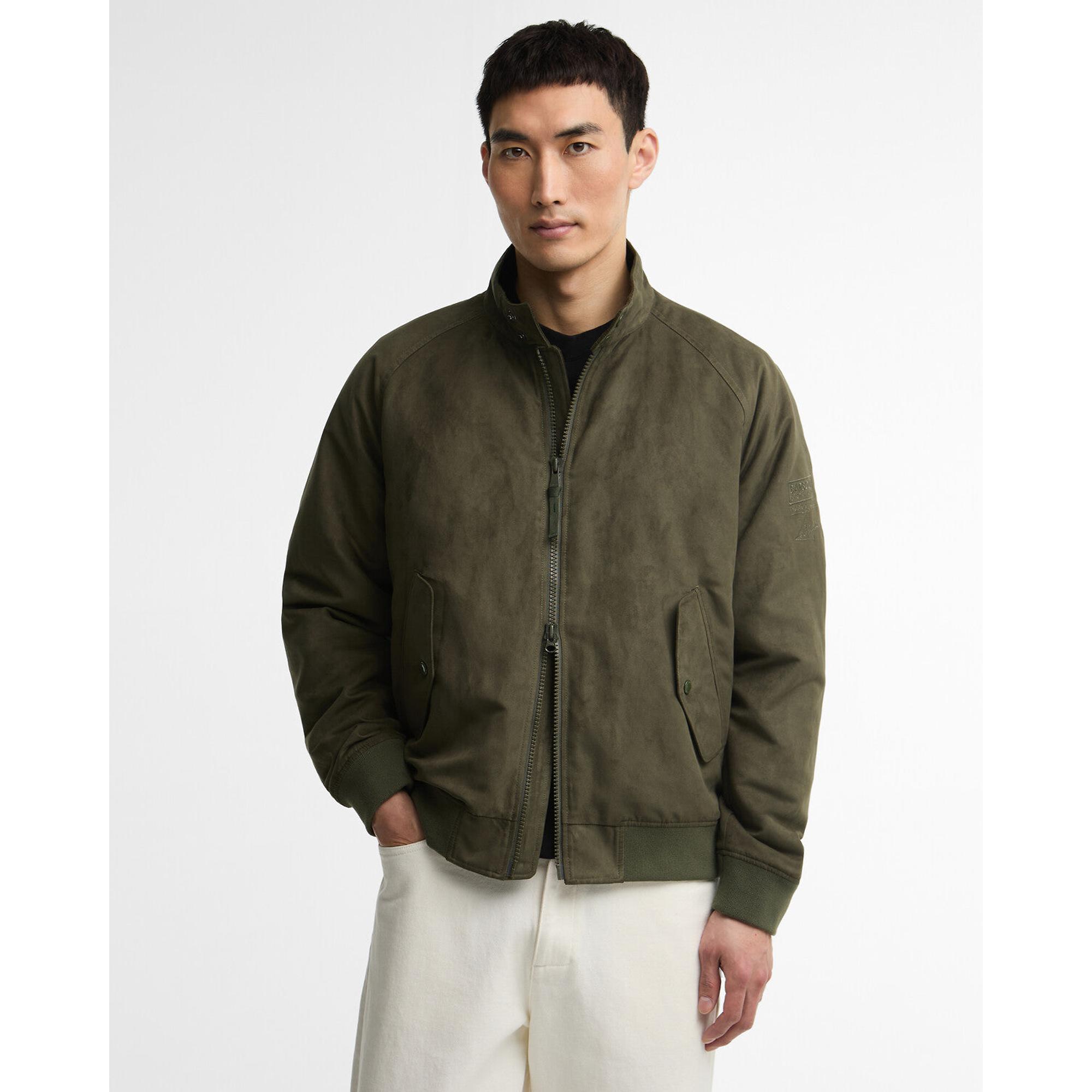 Barbour MA-1ジャケットSteve McQueenオリーブグリーン Barbour MA-1ジャケットSteve McQueenオリーブグリーン Barbour MA-1