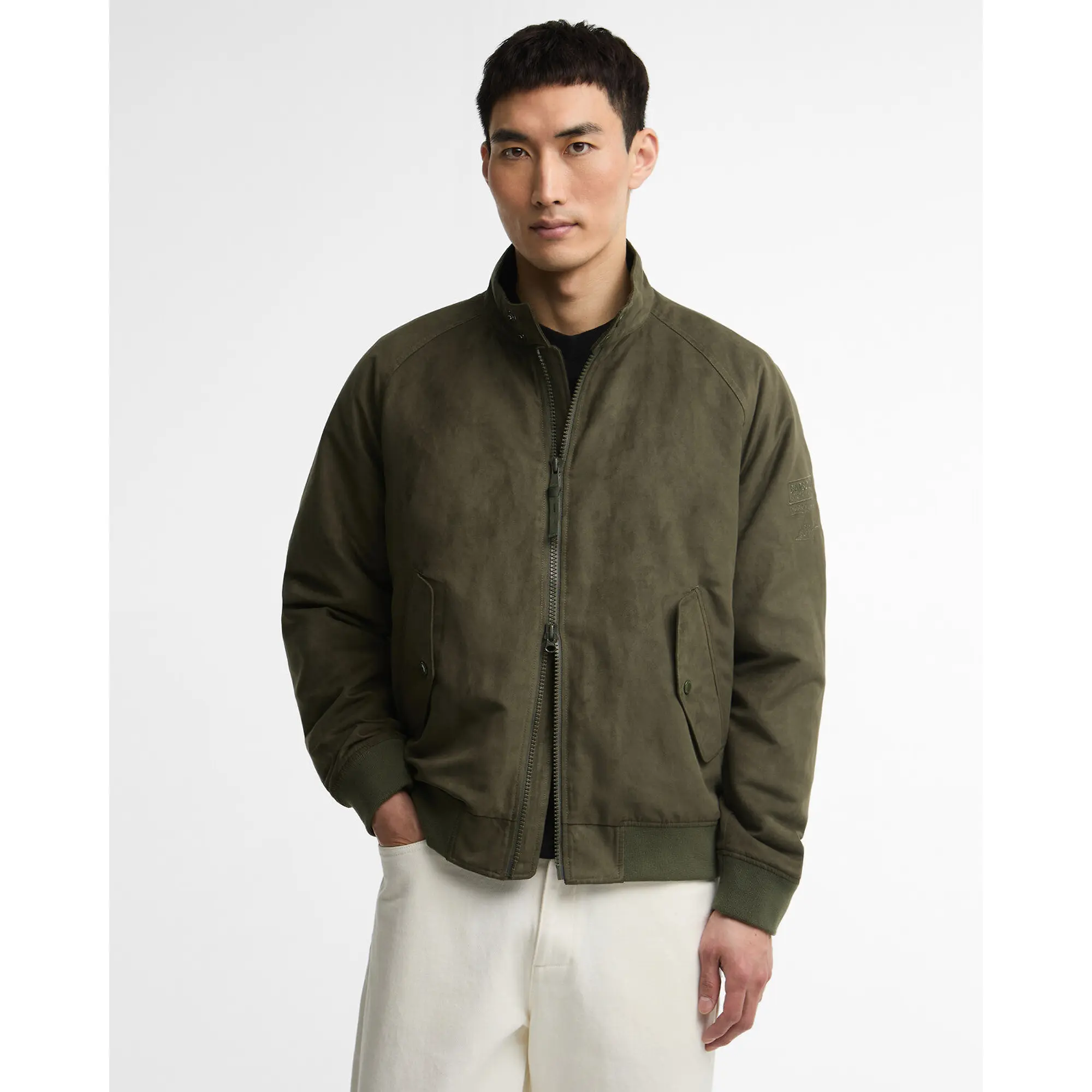 Product image 2 of 6 of Barbour International Men's Steve McQueen Drome Casual Jacket - Olive