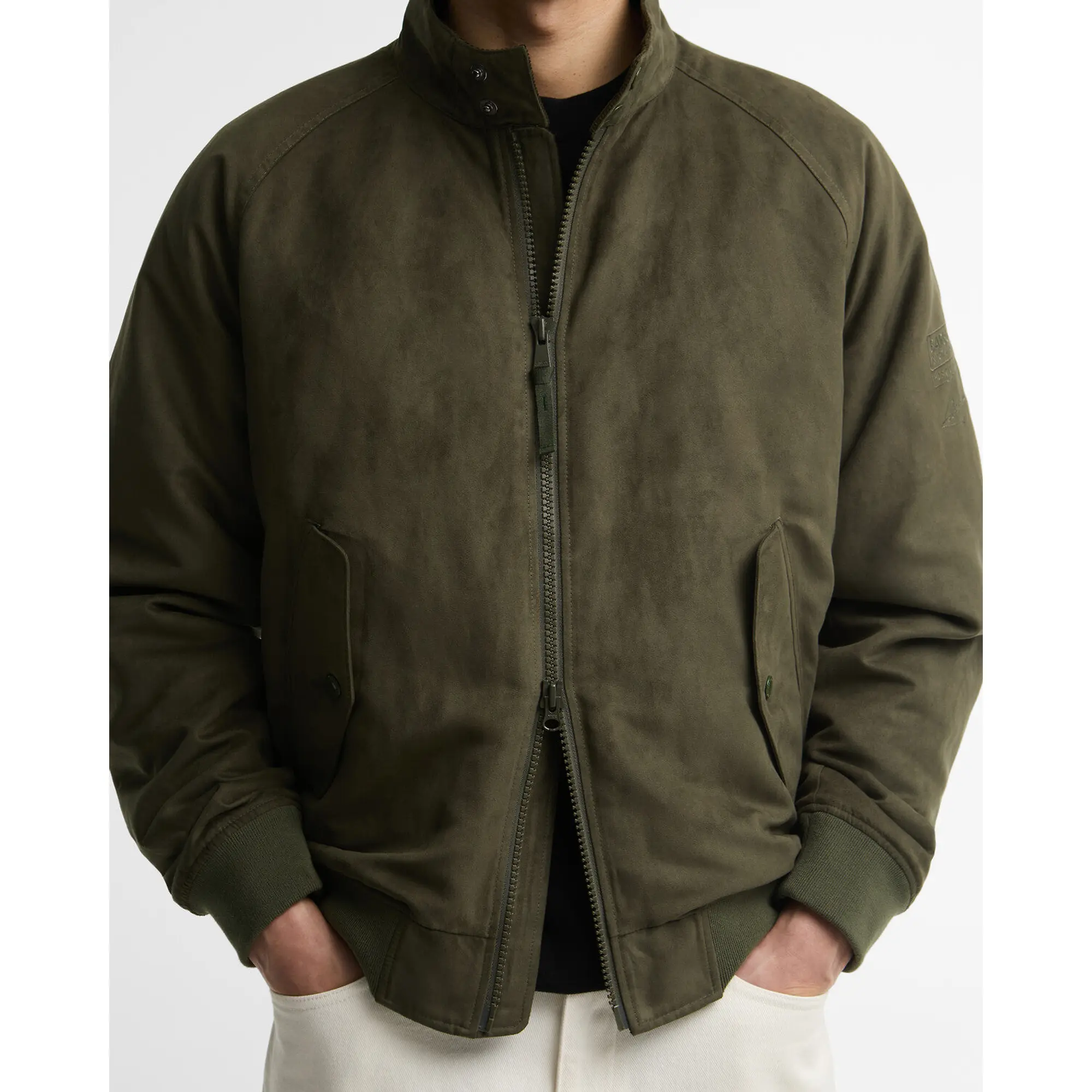Product image 6 of 6 of Barbour International Men's Steve McQueen Drome Casual Jacket - Olive