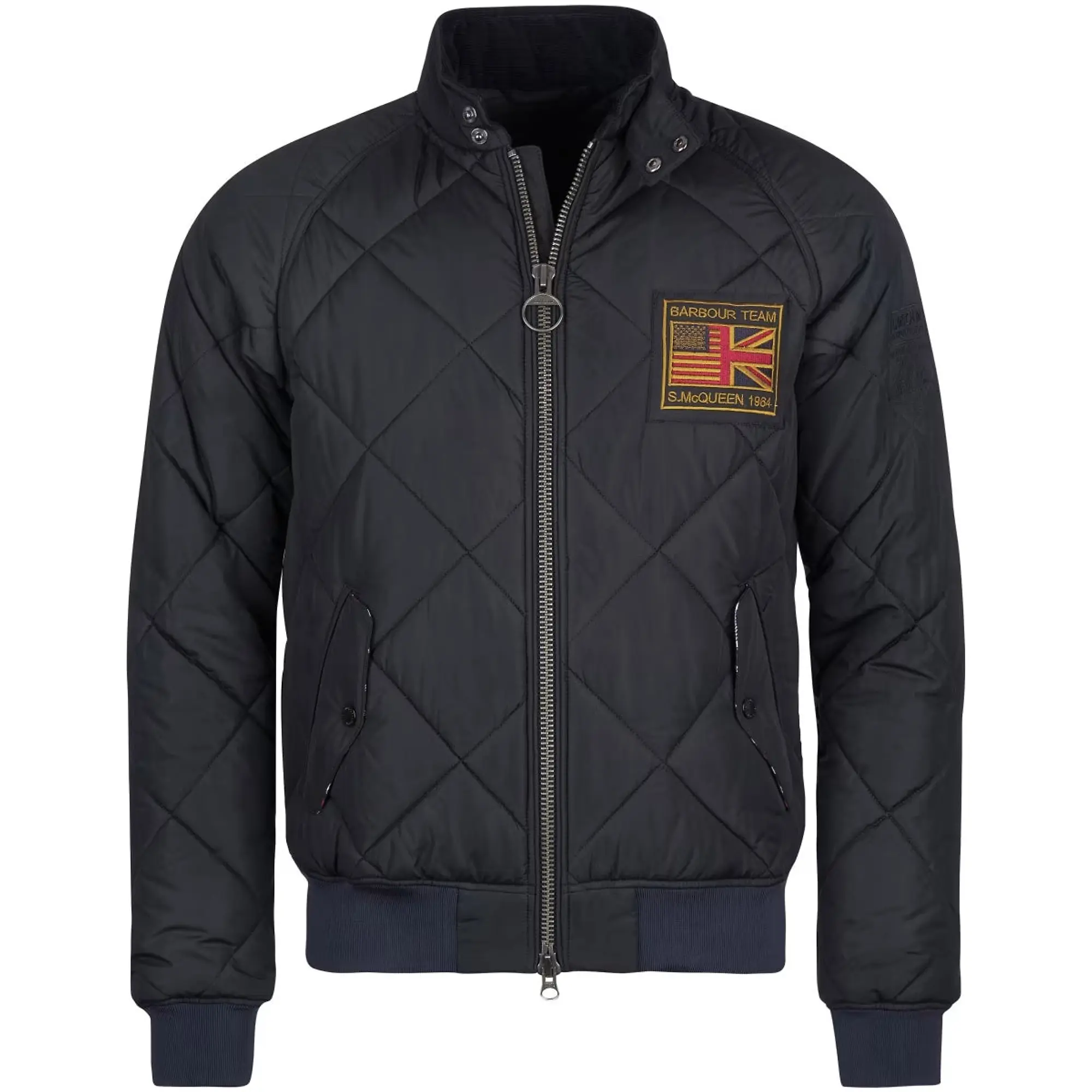 Product image 1 of 4 of Barbour International Men's Steve McQueen Merchant Quilted Jacket - Black
