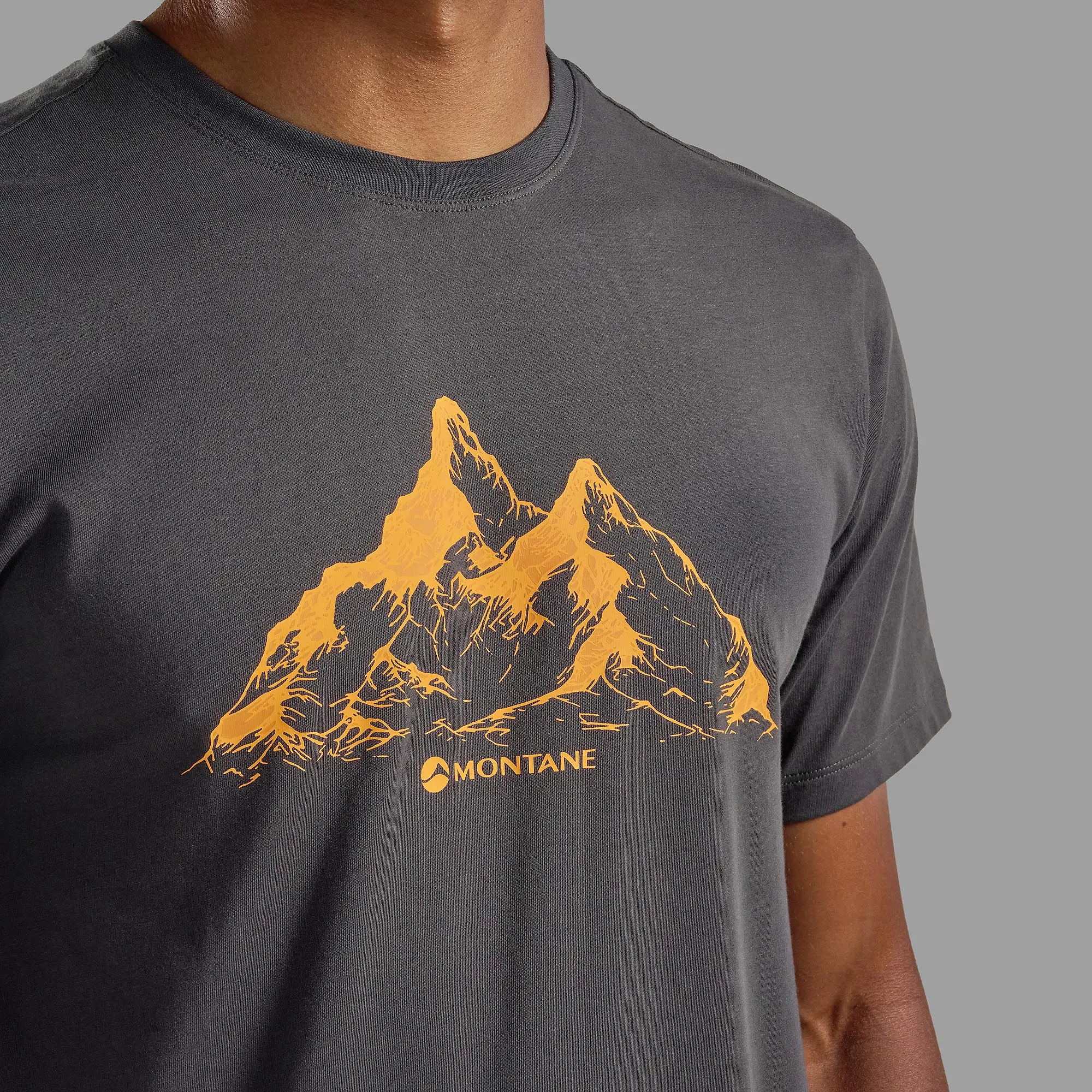 Product image 4 of 4 of Montane Men's Dual Mountain T-Shirt - Midnight Grey