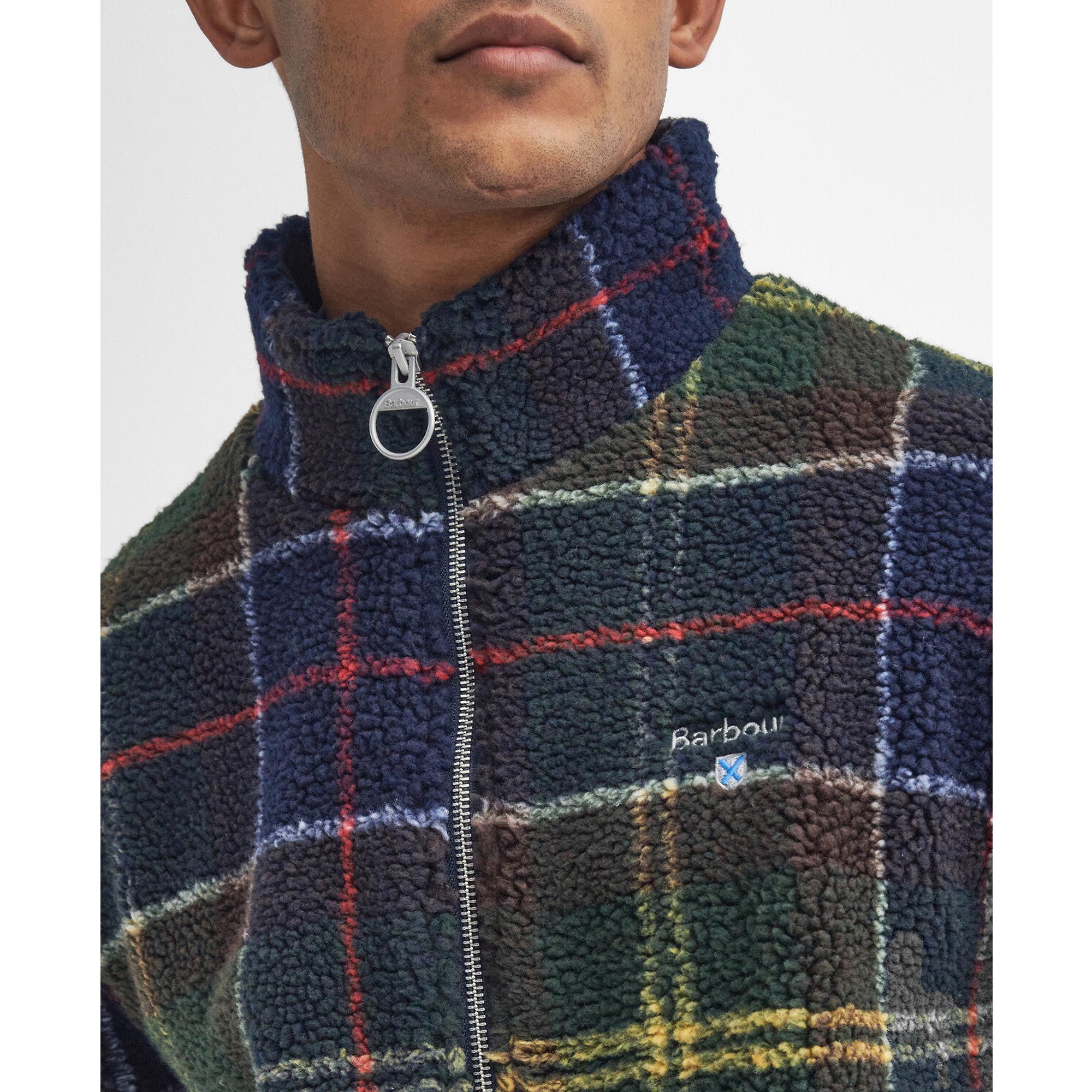 Barbour Men's Tartan Zip Through Fleece - Classic Tartan | British