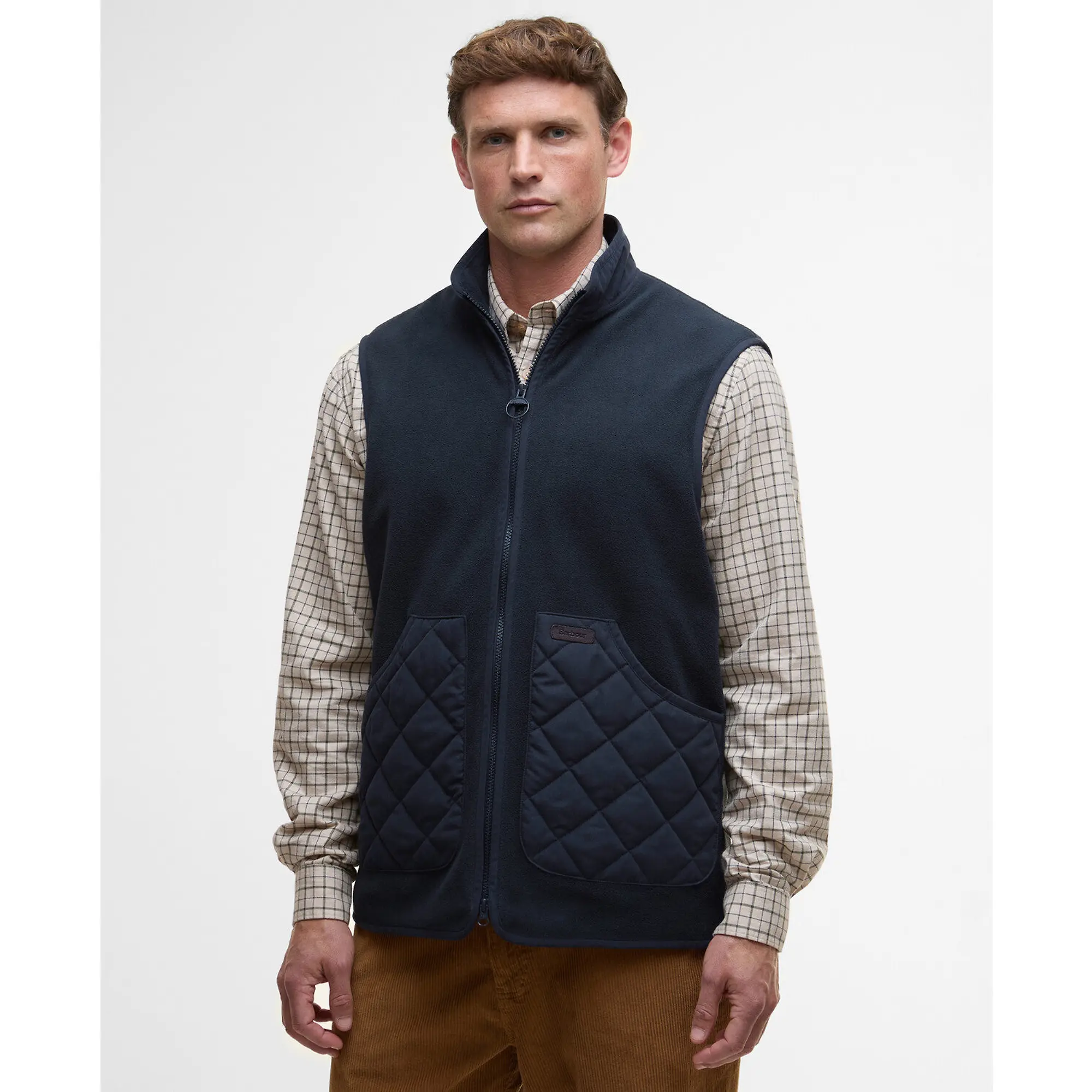Product image 2 of 8 of Barbour Men's Lowich Fleece Gilet - Navy