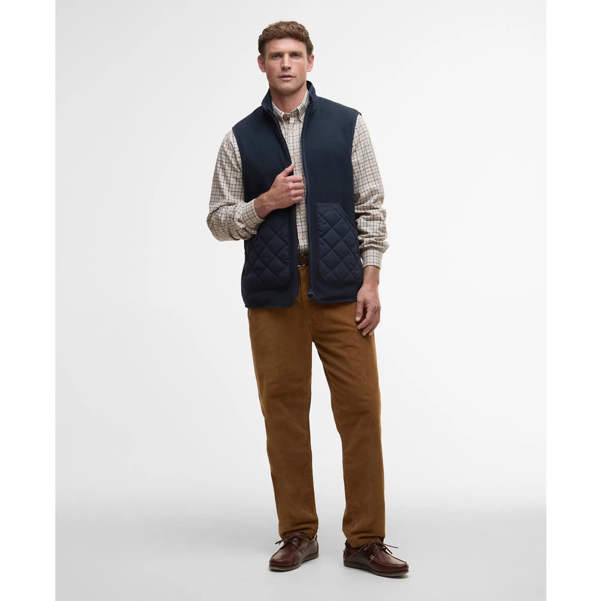 Product image 3 of 8 of Barbour Men's Lowich Fleece Gilet - Navy