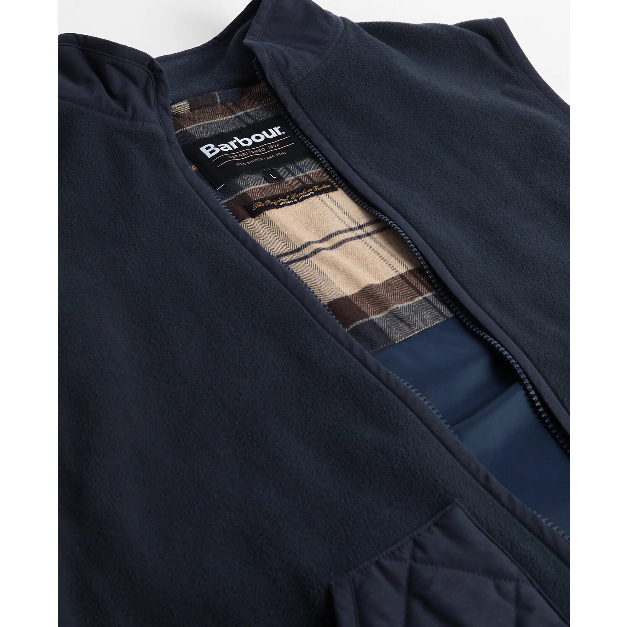 Product image 8 of 8 of Barbour Men's Lowich Fleece Gilet - Navy