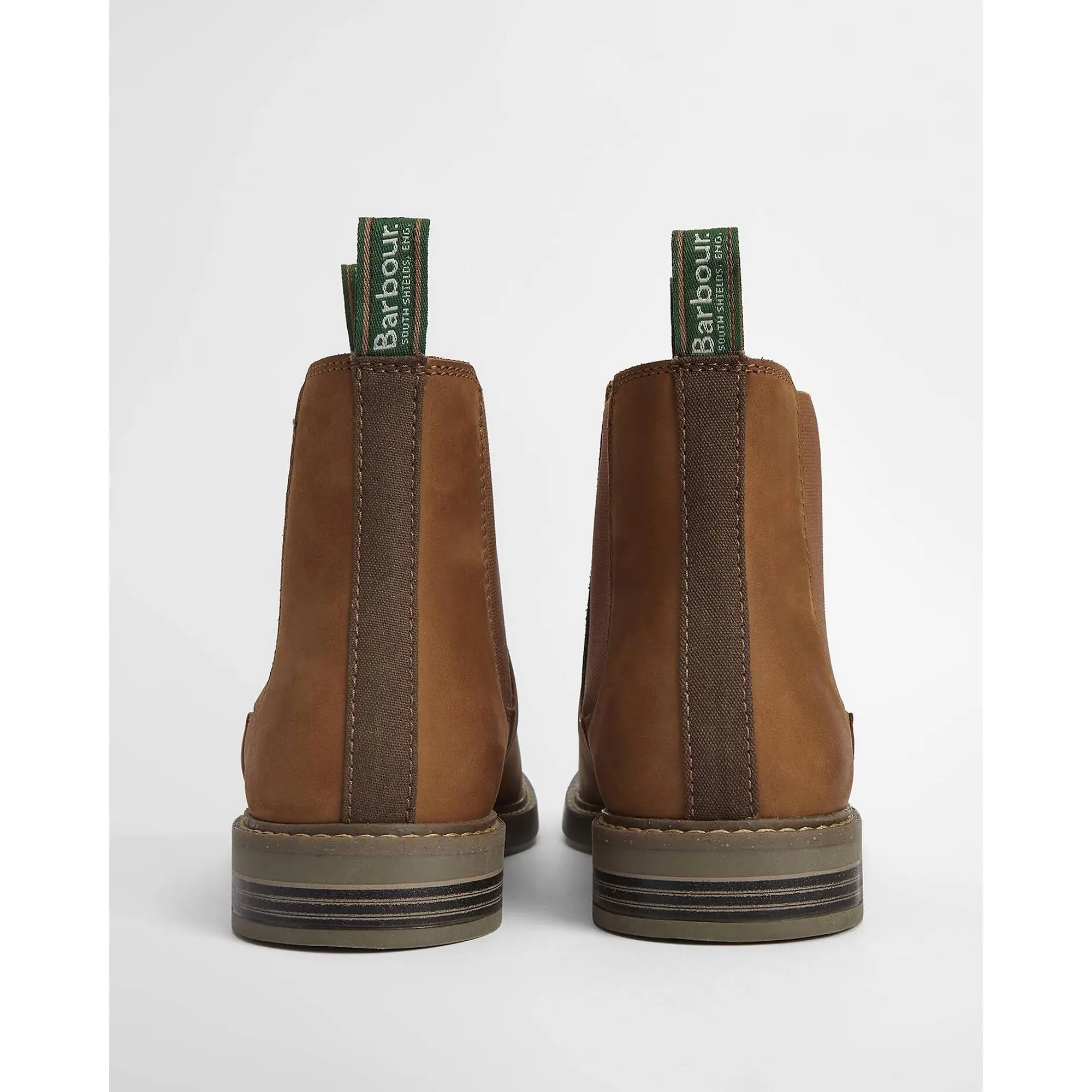 Product image 3 of 6 of Barbour Men's Farsley Chelsea Boots - Dark Tan