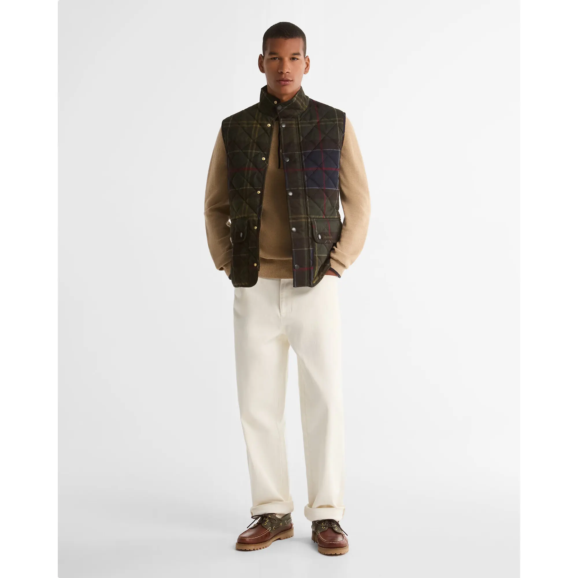 Product image 3 of 7 of Barbour Men's Tartan Lowerda Classic Gilet - Classic Tartan