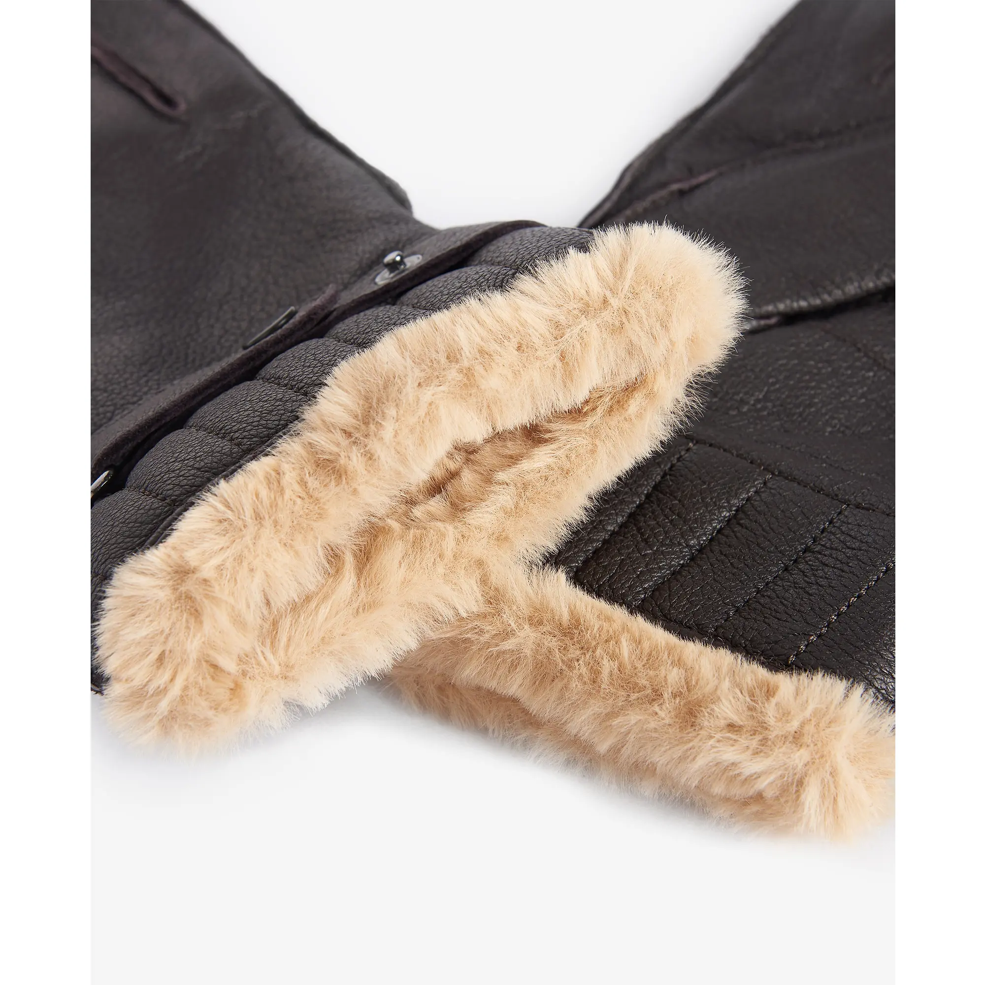 Product image 3 of 4 of Barbour Men's Leather Utility Gloves - Brown