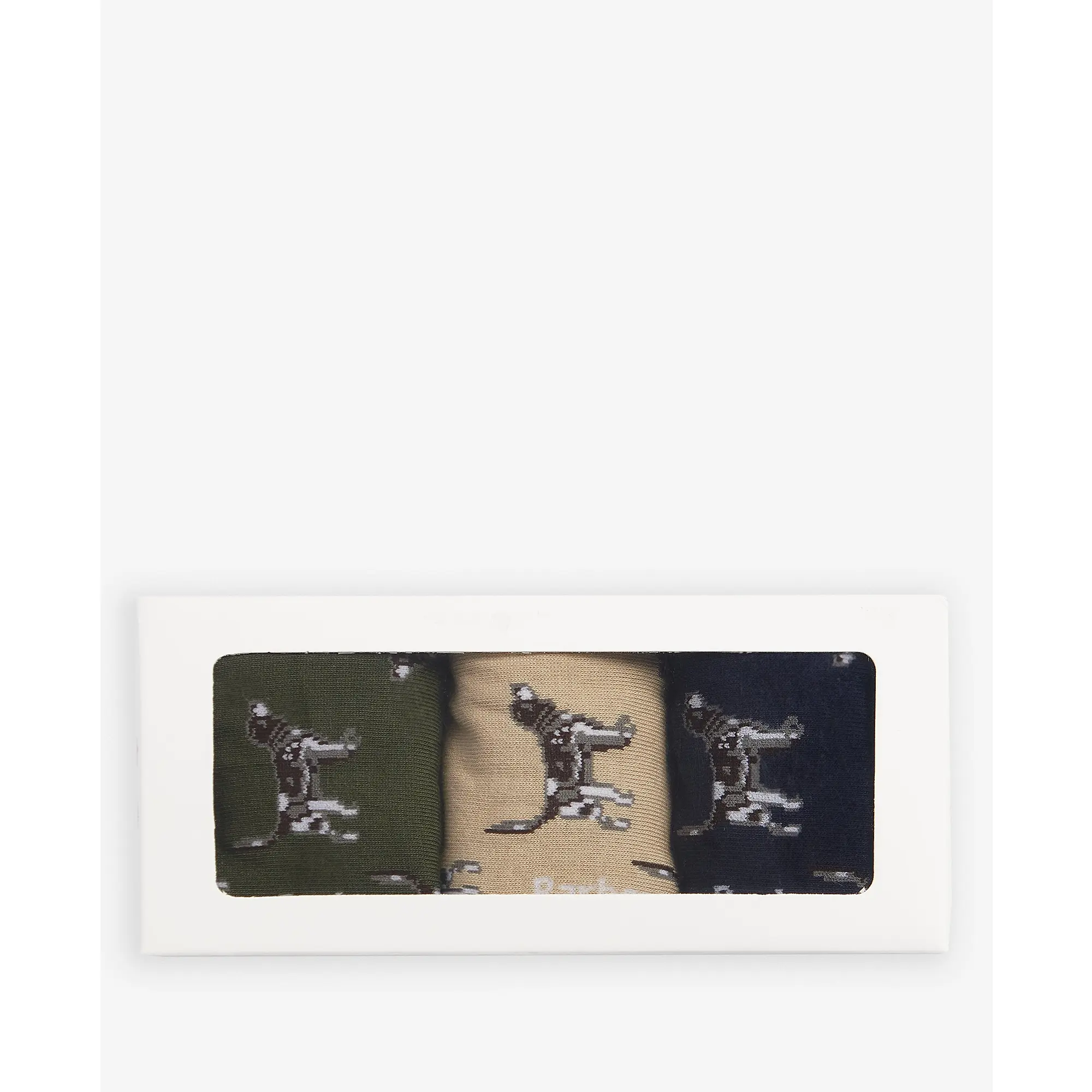 Product image 2 of 4 of Barbour Men's Pointer Dog Socks Gift Box UK 7-11 - Forest Mist