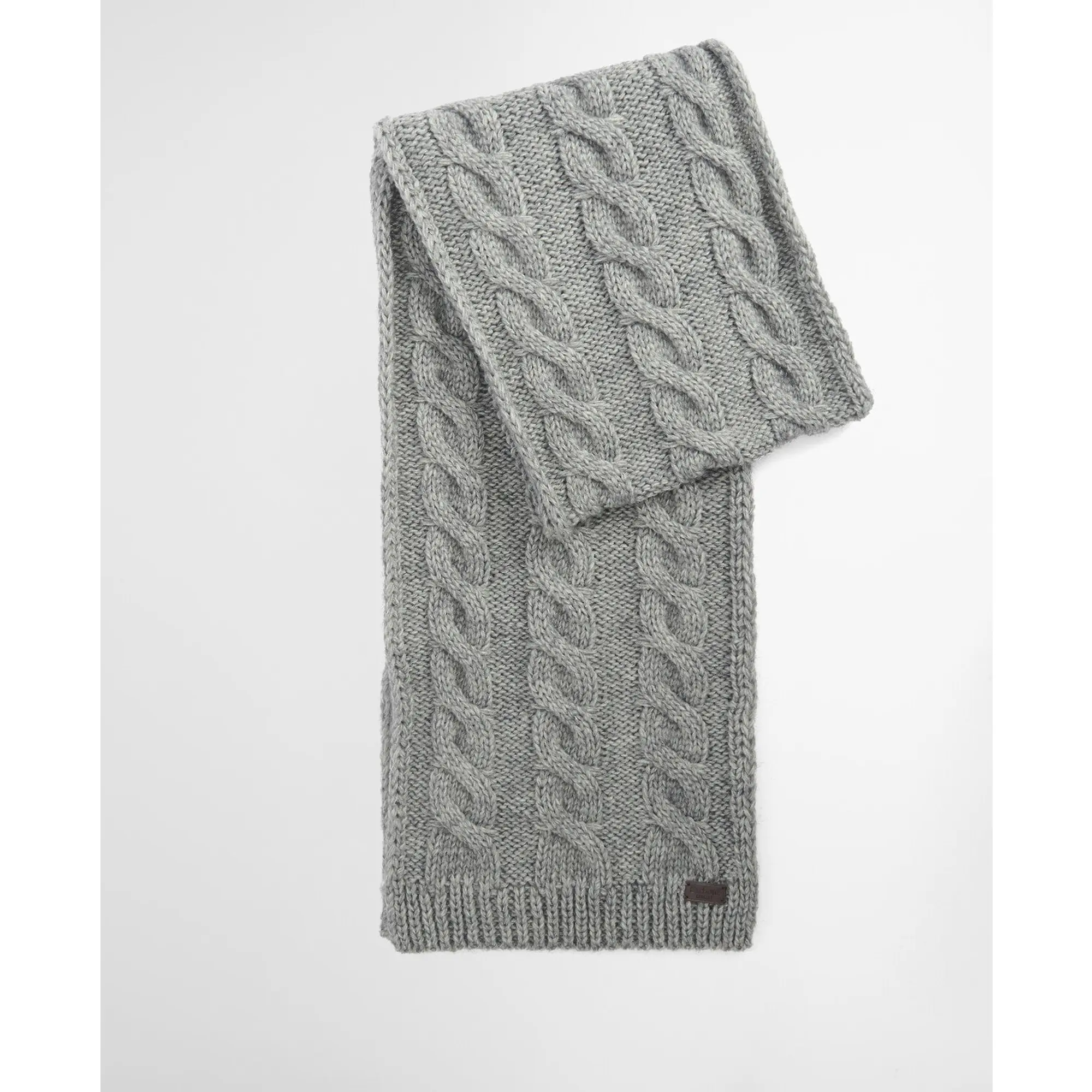 Product image 6 of 9 of Barbour Men's Jesmond Beanie and Scarf Gift Set - Mid Grey