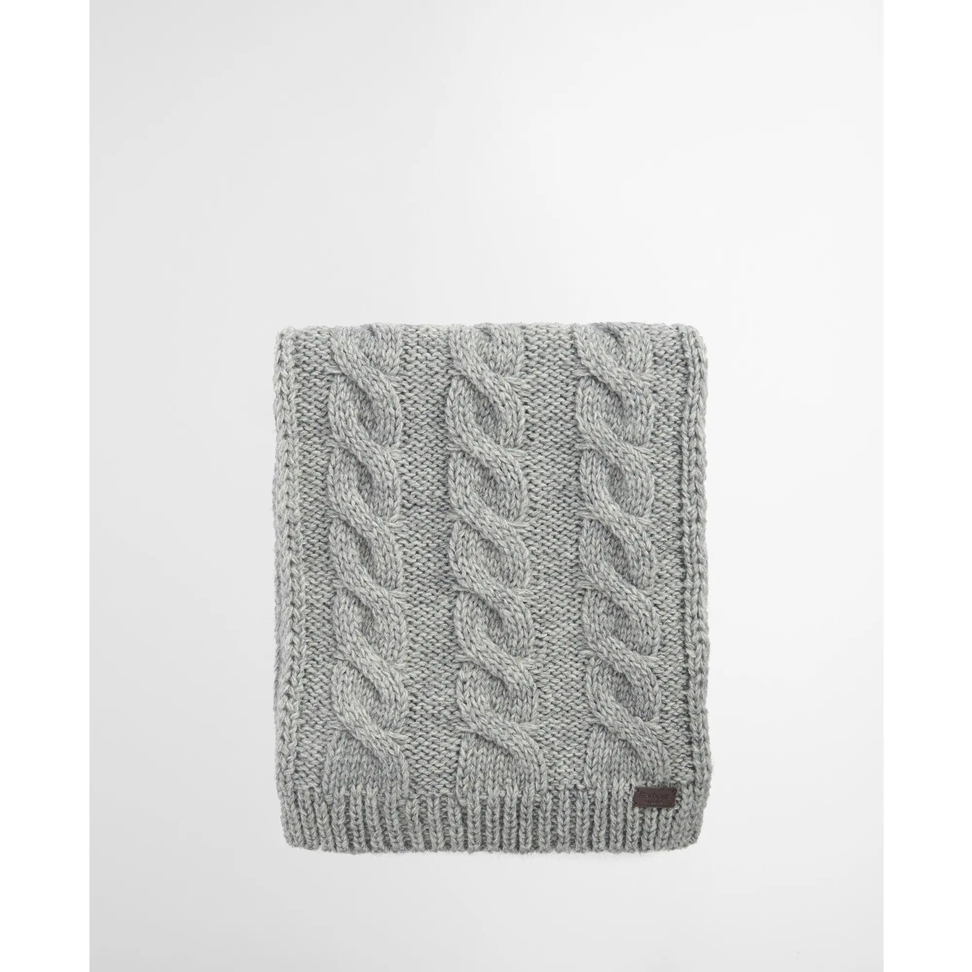 Product image 7 of 9 of Barbour Men's Jesmond Beanie and Scarf Gift Set - Mid Grey