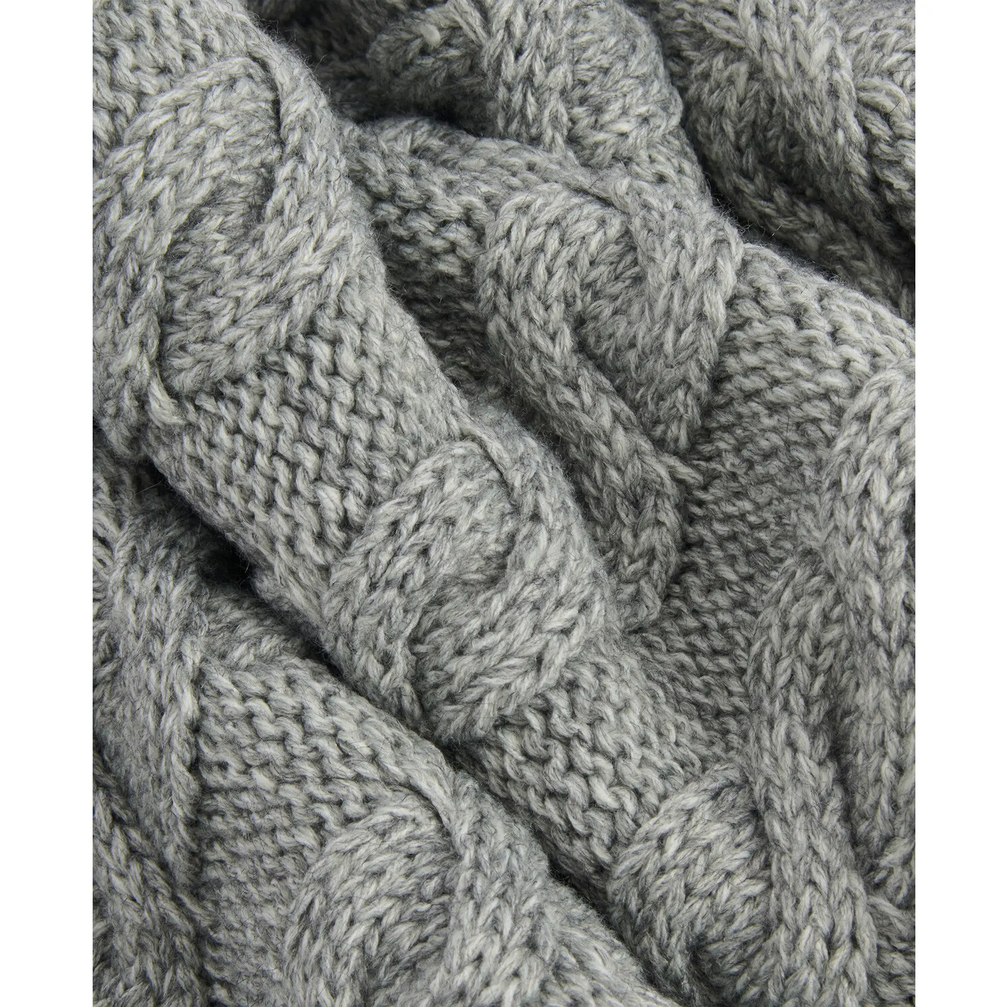 Product image 9 of 9 of Barbour Men's Jesmond Beanie and Scarf Gift Set - Mid Grey