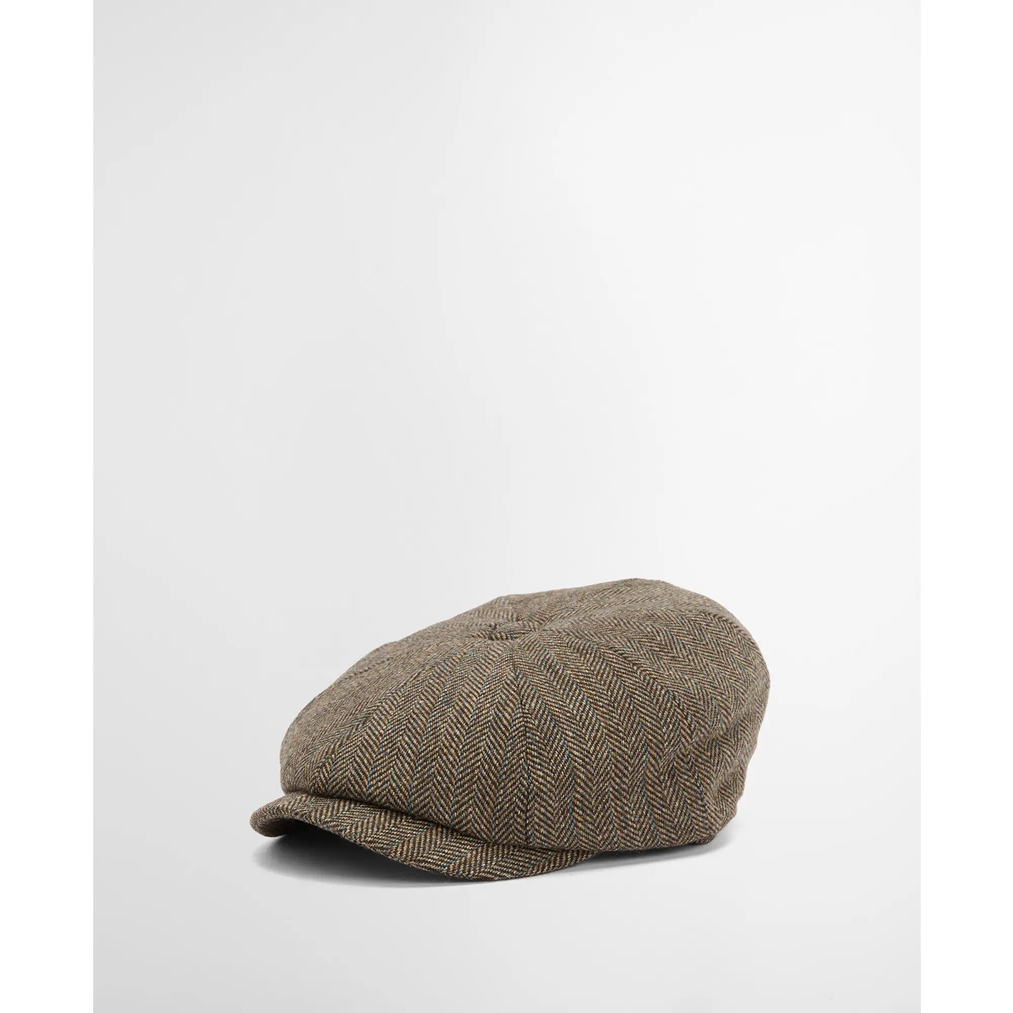 Product image 2 of 9 of Barbour Men's Fyne Tweed Baker Boy Cap - Brown