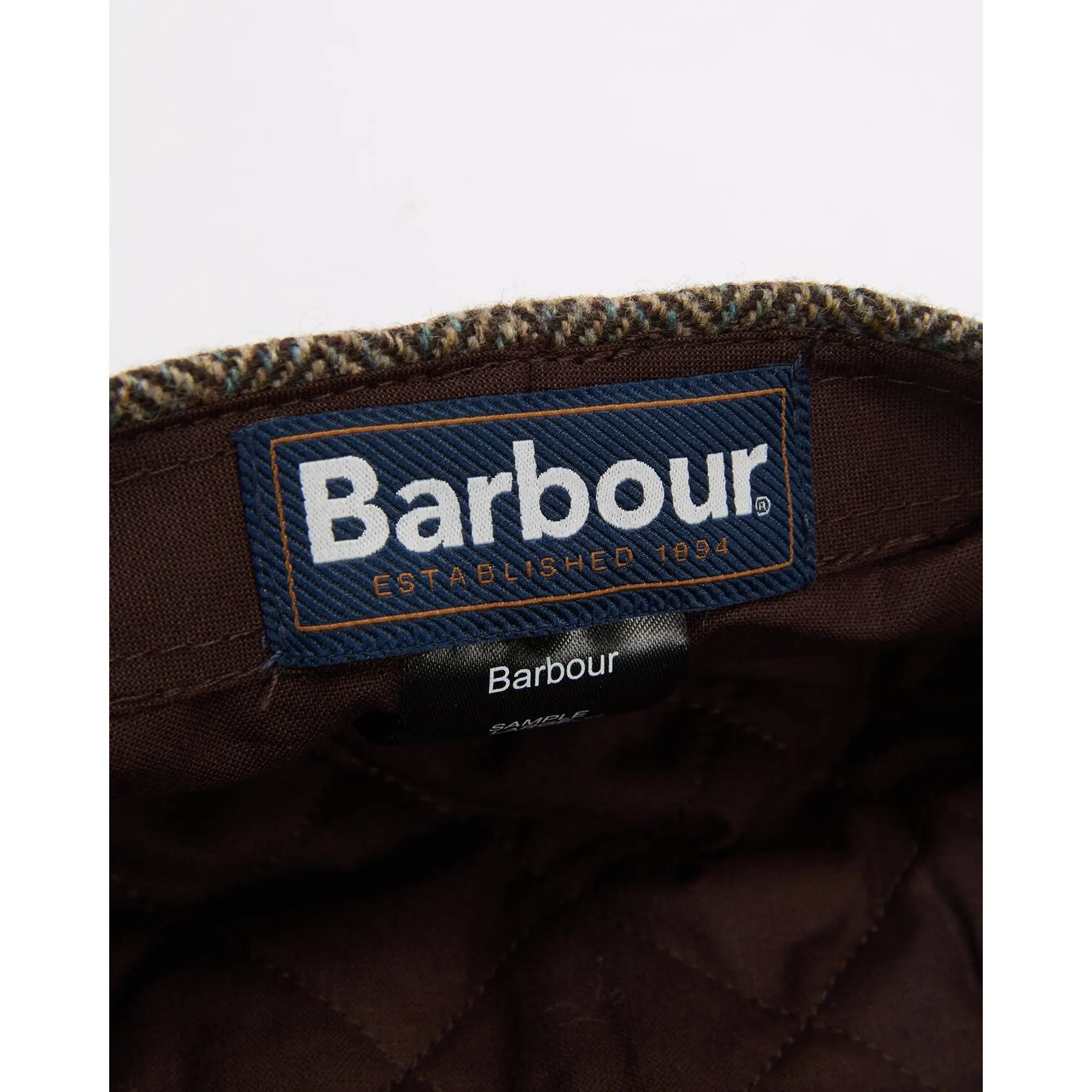 Product image 9 of 9 of Barbour Men's Fyne Tweed Baker Boy Cap - Brown