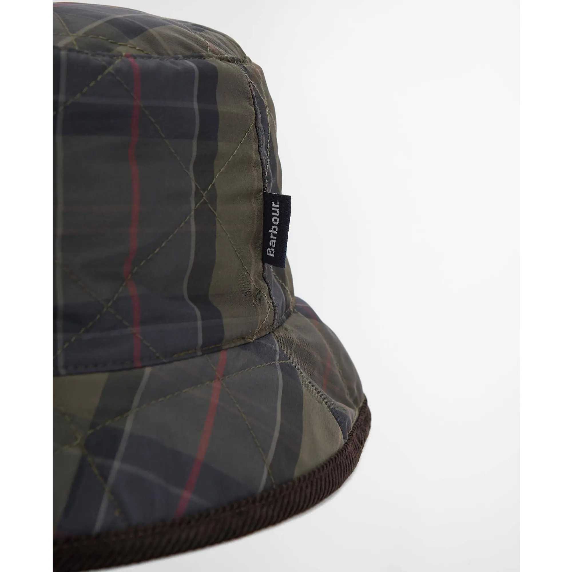 Product image 4 of 4 of Barbour Men's Liddesdale Reversible Bucket Hat - Olive / Shadow Classic Tartan