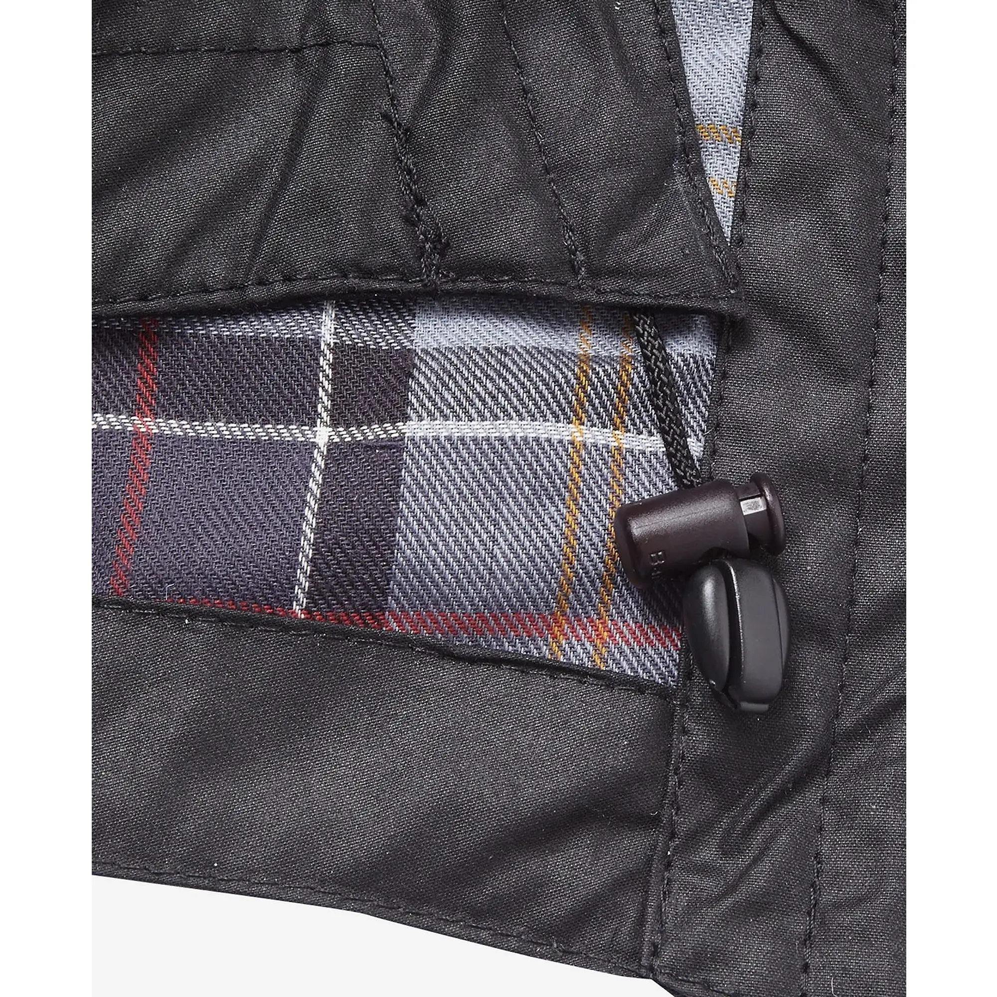 Product image 4 of 4 of Barbour Wax Cotton Hood - Tartan Lining - Black
