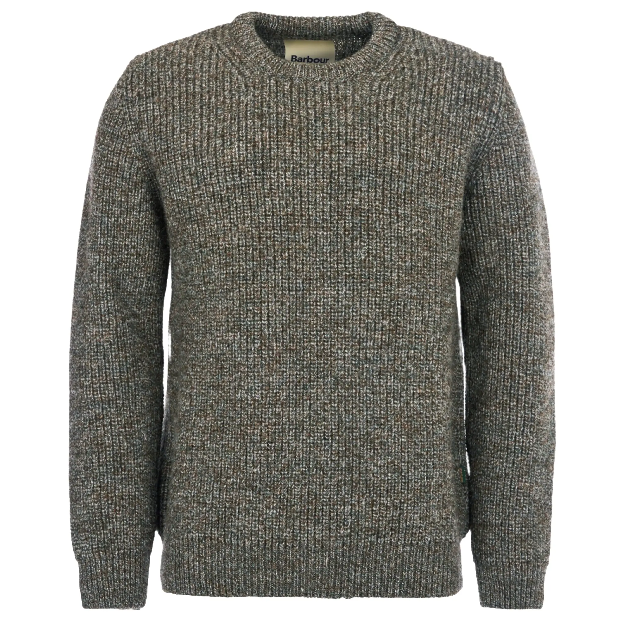 Product image 1 of 6 of Barbour Men's New Tyne Crew Neck Sweater - Derby Tweed