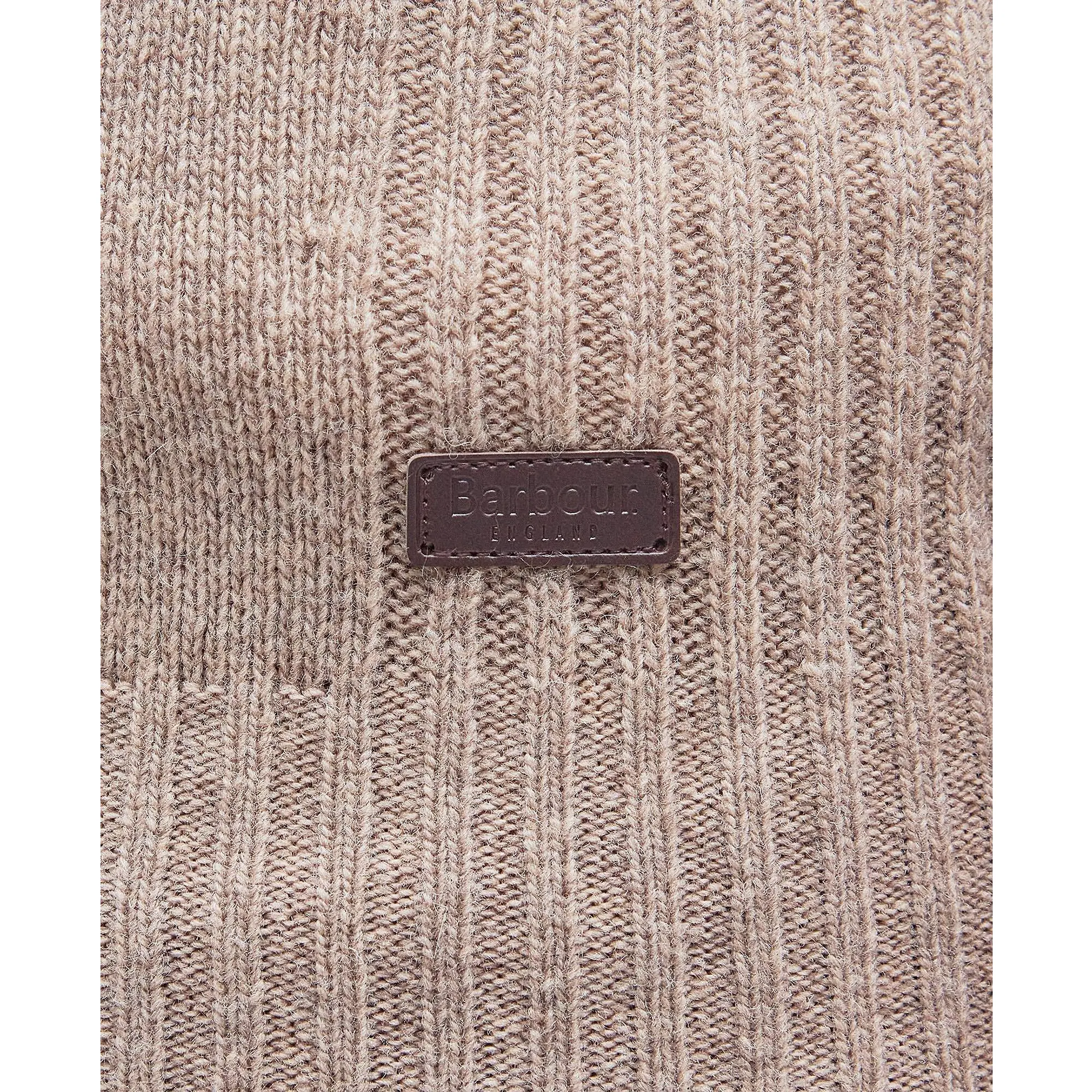 Product image 6 of 6 of Barbour Men's Nelson Essential Quarter-Zip Jumper - Stone