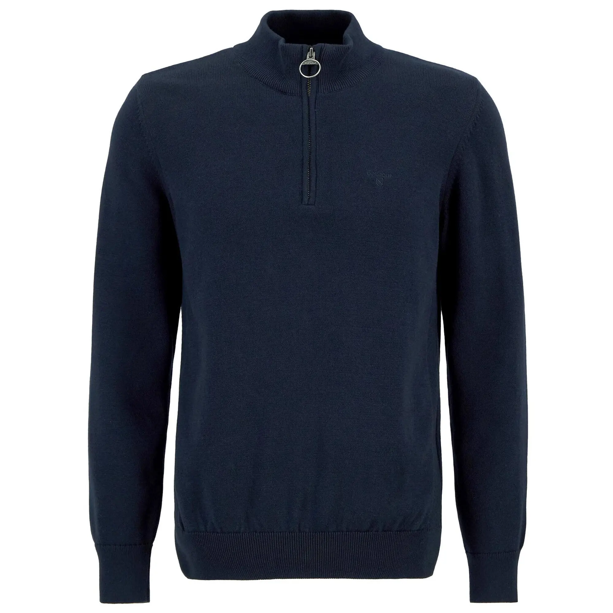 Product image 1 of 7 of Barbour Men's Cotton Half Zip Jumper - Navy