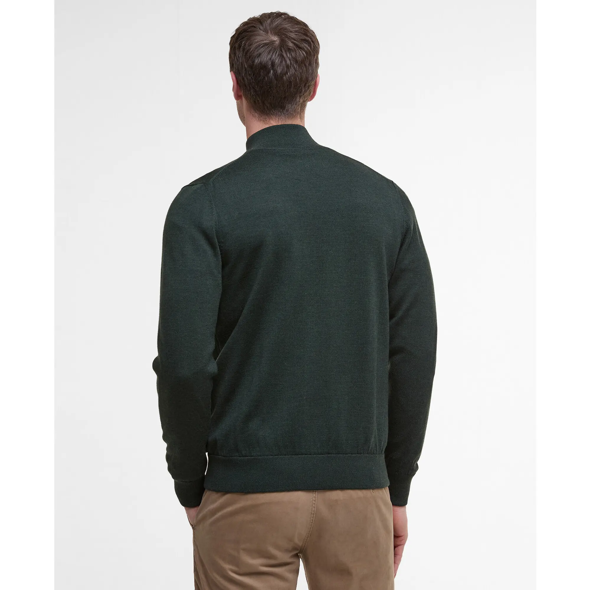 Product image 4 of 7 of Barbour Men's Gamlin Waterproof Half Zip Sweater - Olive
