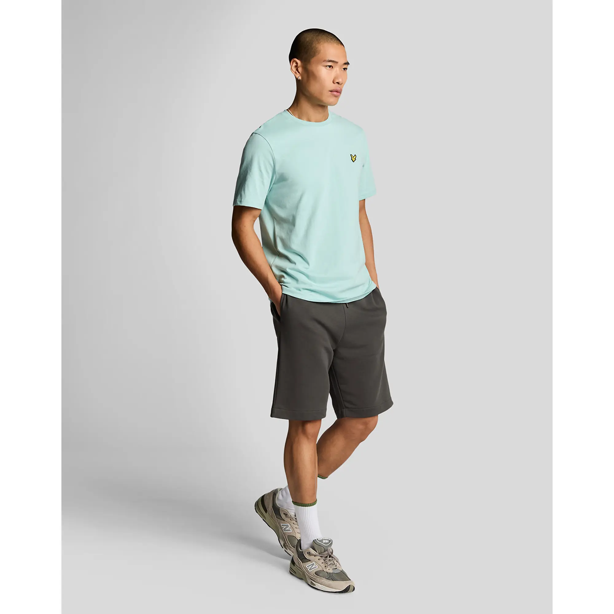 Product image 3 of 5 of Lyle & Scott Men's Superfine Sweat Shorts - Gunmetal