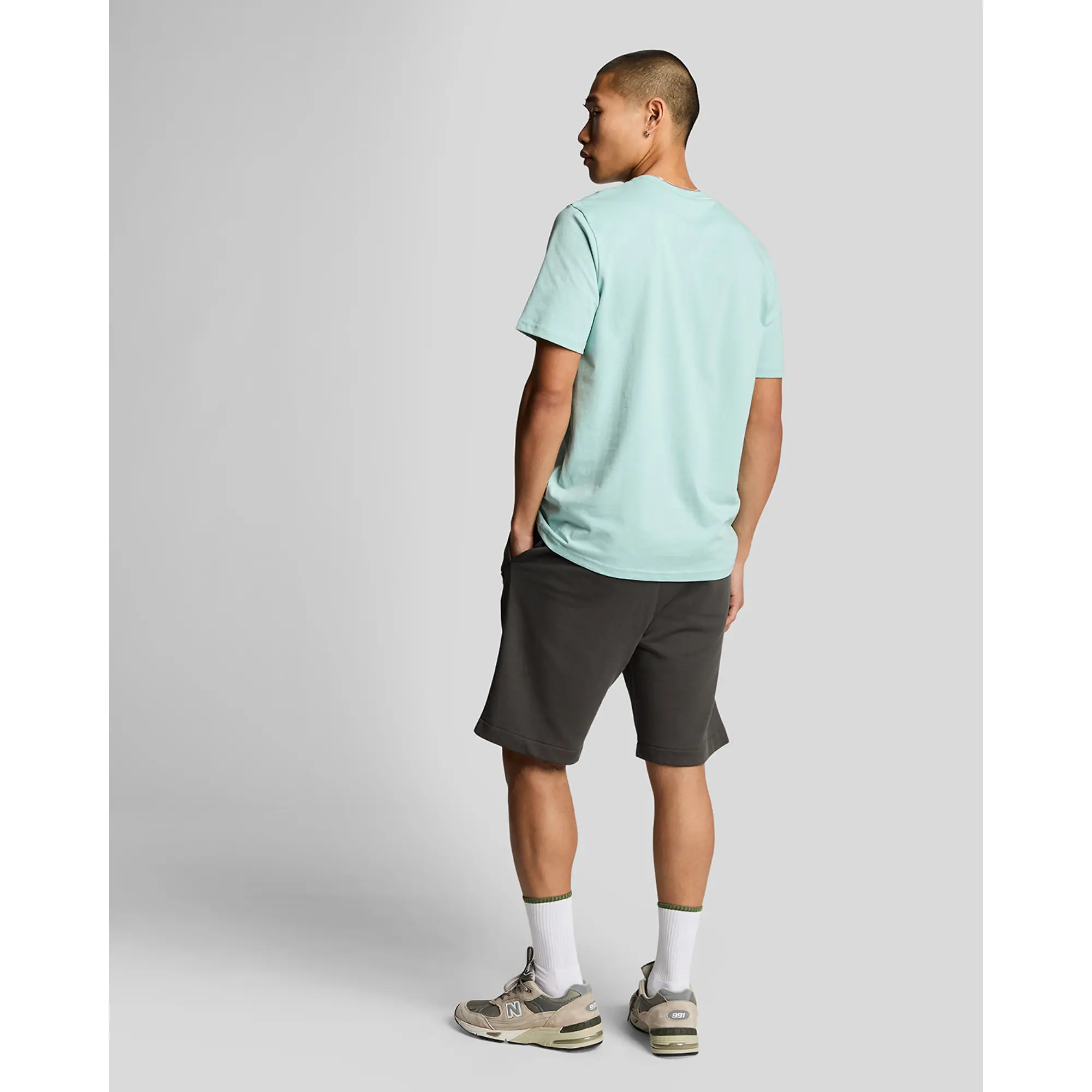 Product image 4 of 5 of Lyle & Scott Men's Superfine Sweat Shorts - Gunmetal