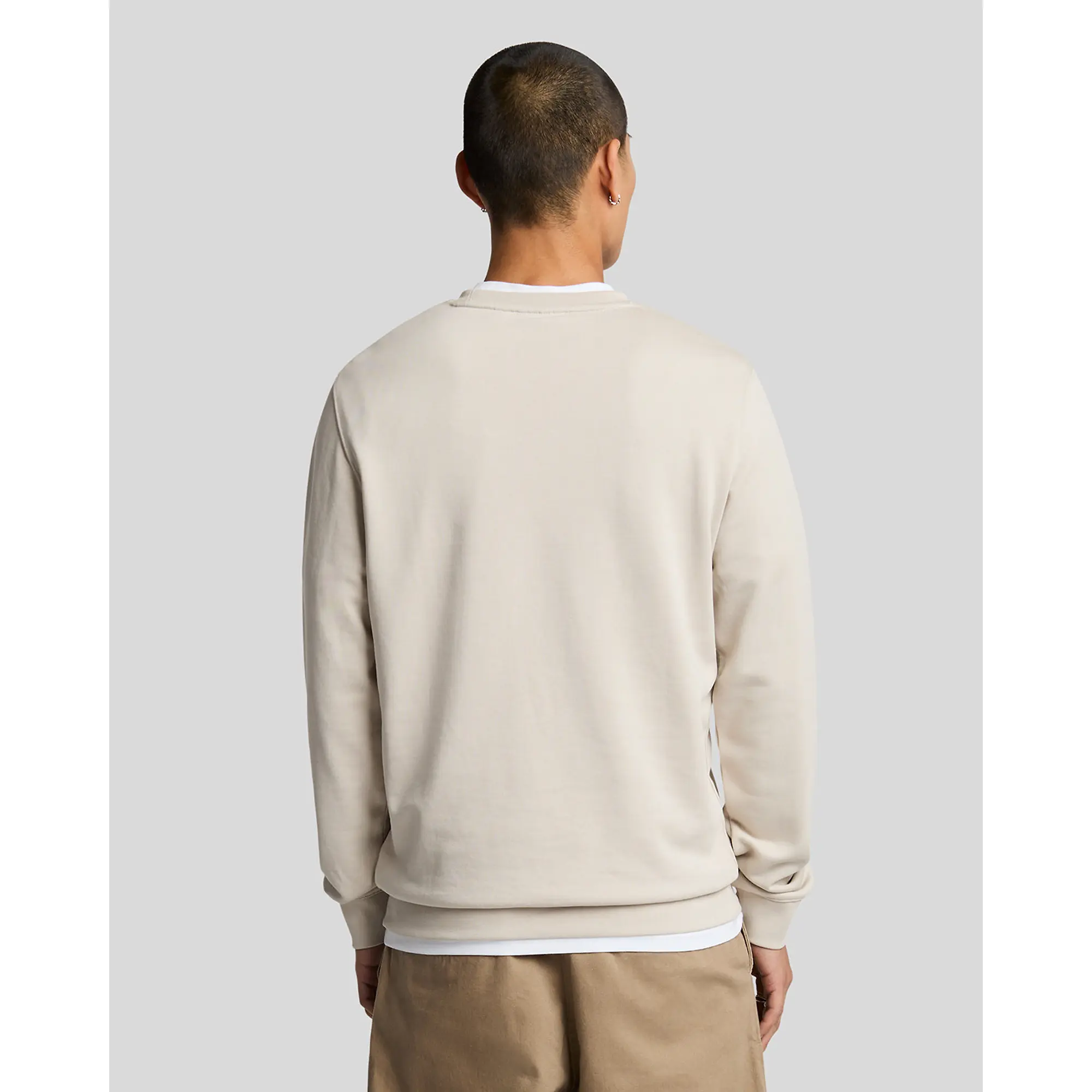 Product image 4 of 5 of Lyle & Scott Men's Superfine Crew Neck Sweatshirt - Cove