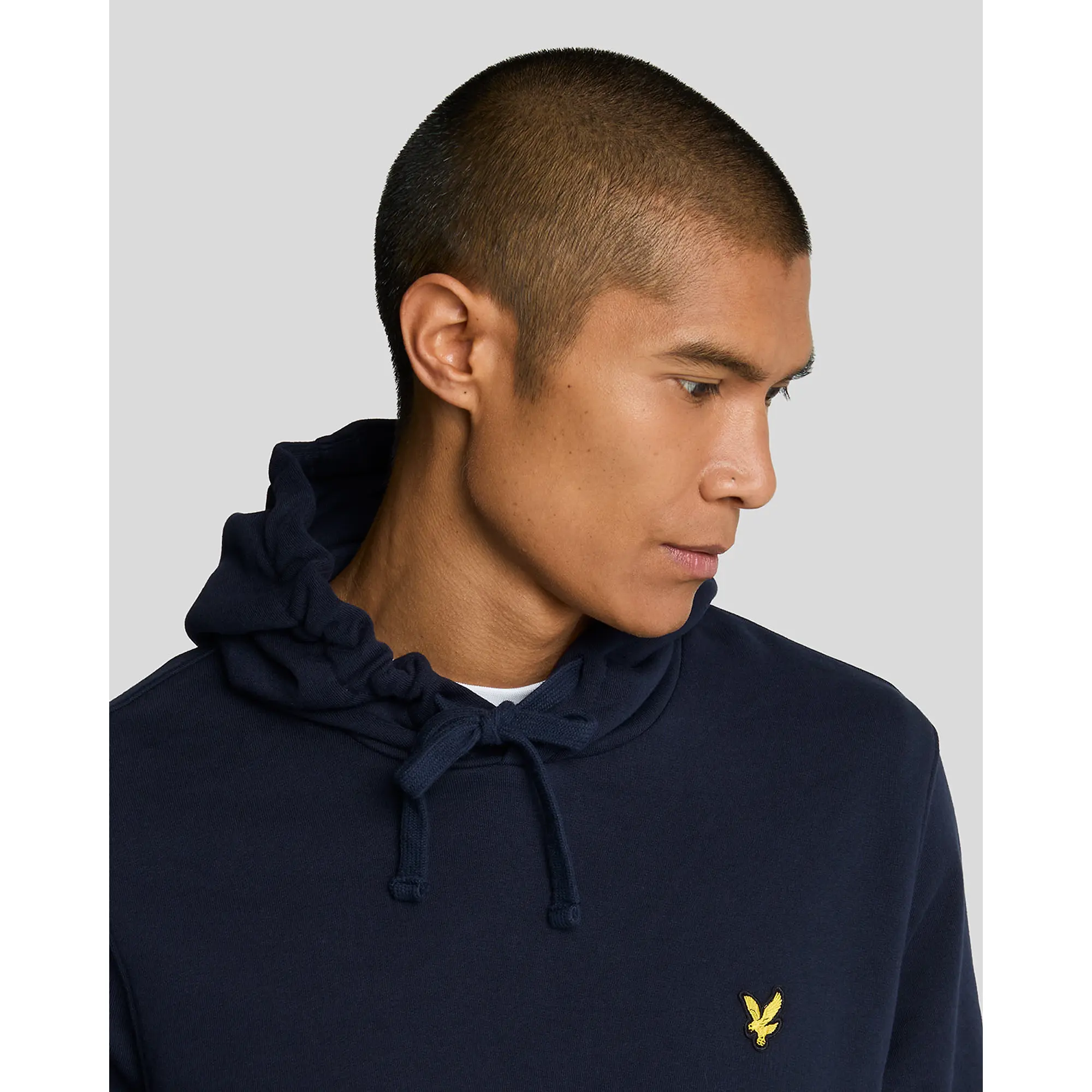 Product image 5 of 5 of Lyle & Scott Men's Pullover Hoodie - Dark Navy