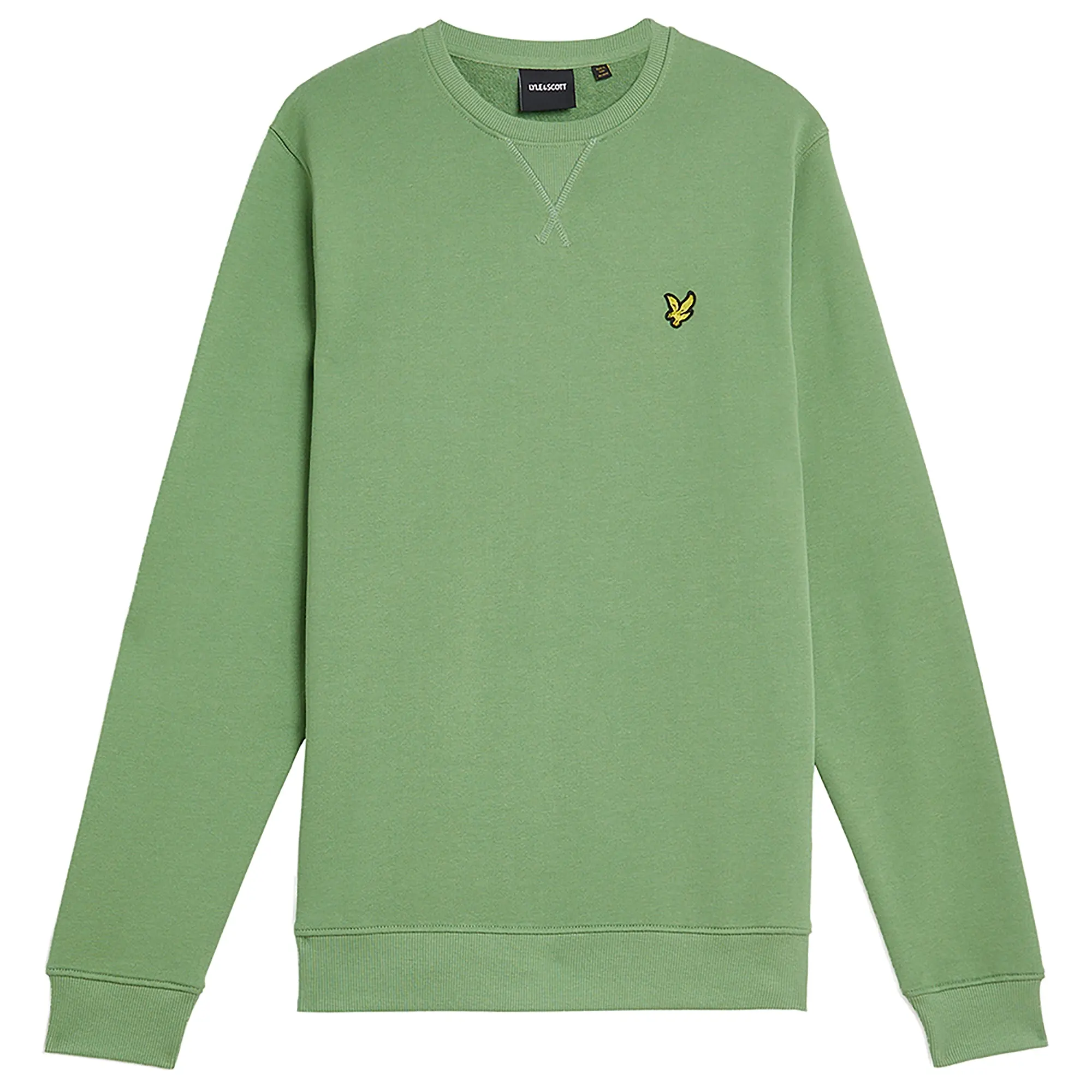 Product image 1 of 5 of Lyle & Scott Men's Crew Neck Sweatshirt - Smoke Green