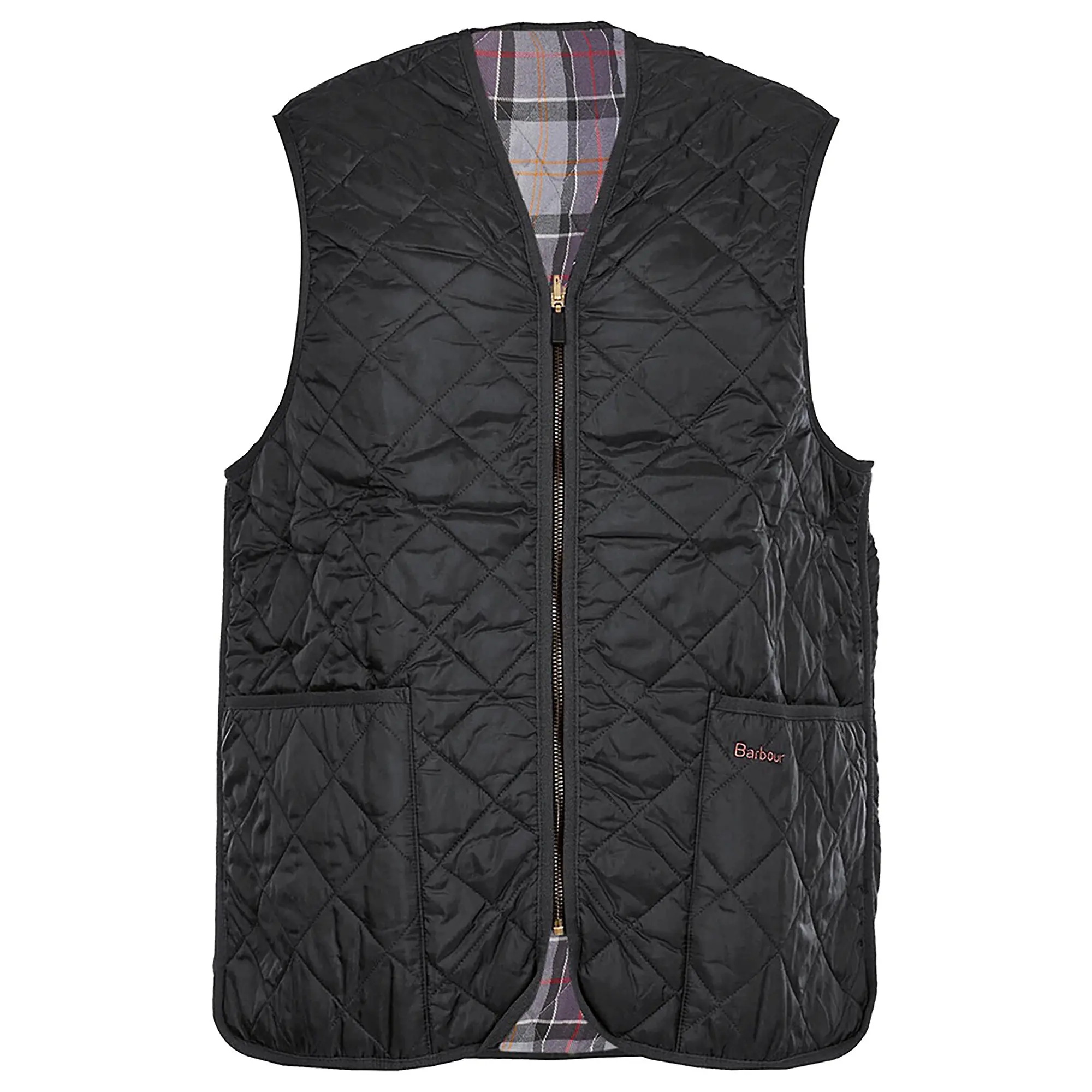 Product image 1 of 8 of Barbour Men's Quilted Waistcoat/Zip-In Liner - Black/Modern